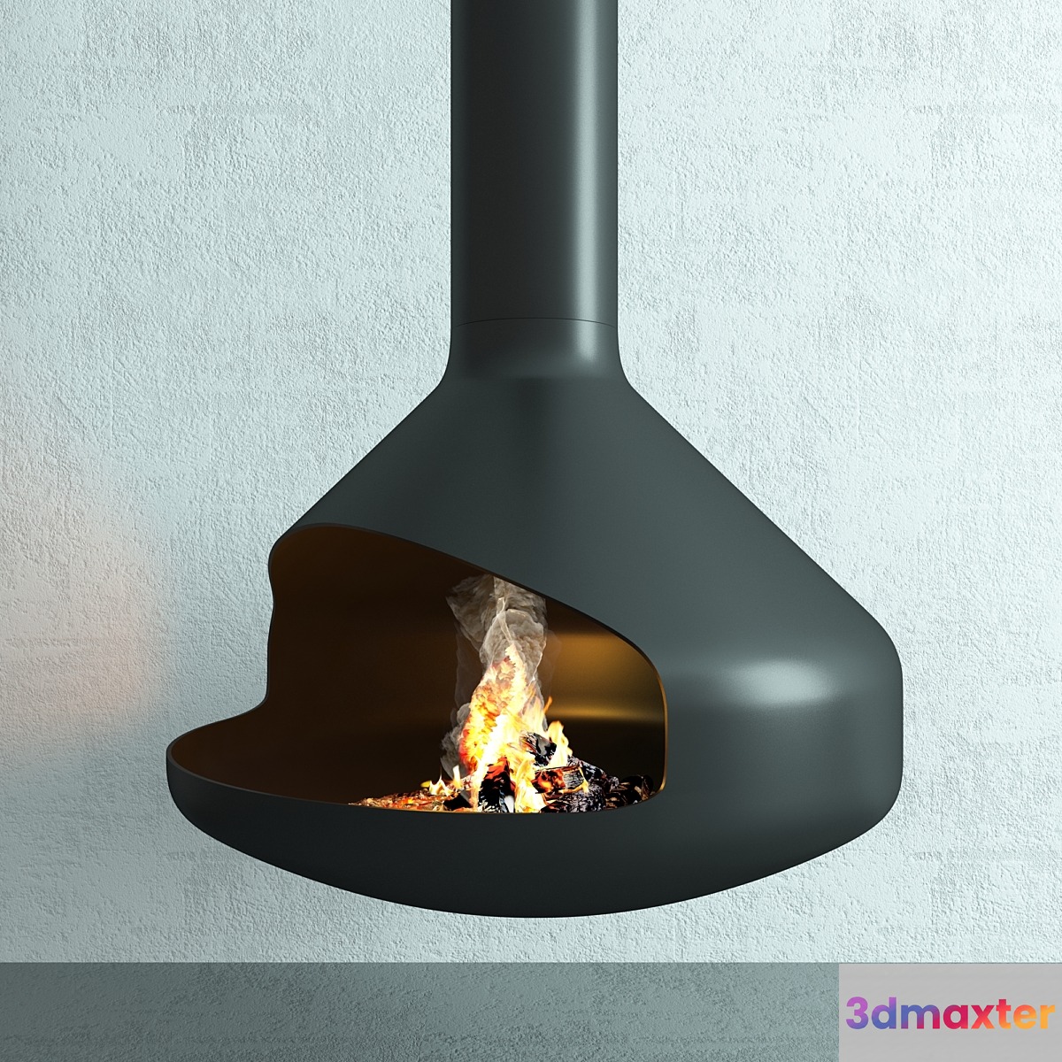 Fireplace Ergofocus 3D Max