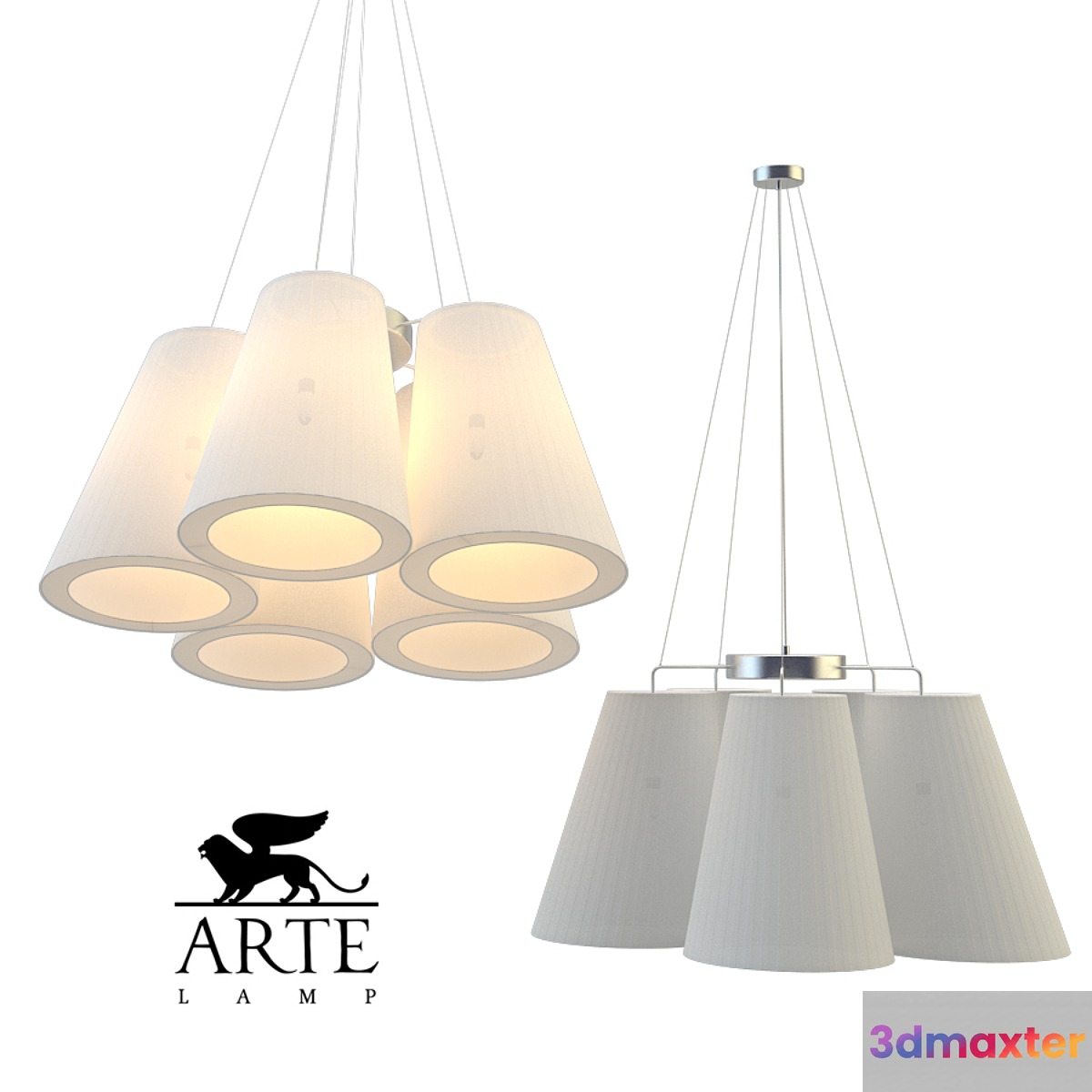 Chandelier Arte lamp A9535LM-5SS Paralume