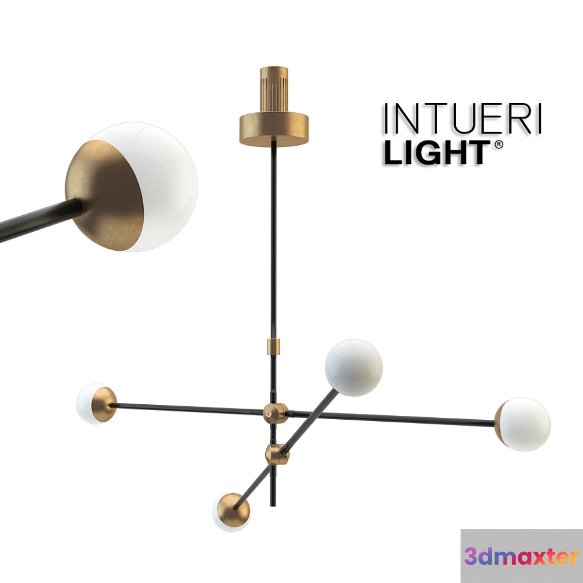 Intueri light SI-4 chandelier 3D Max