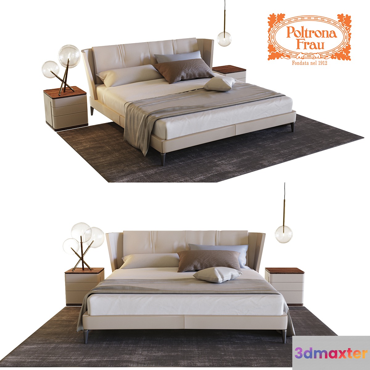 Poltrona Frau Bretagne Bed