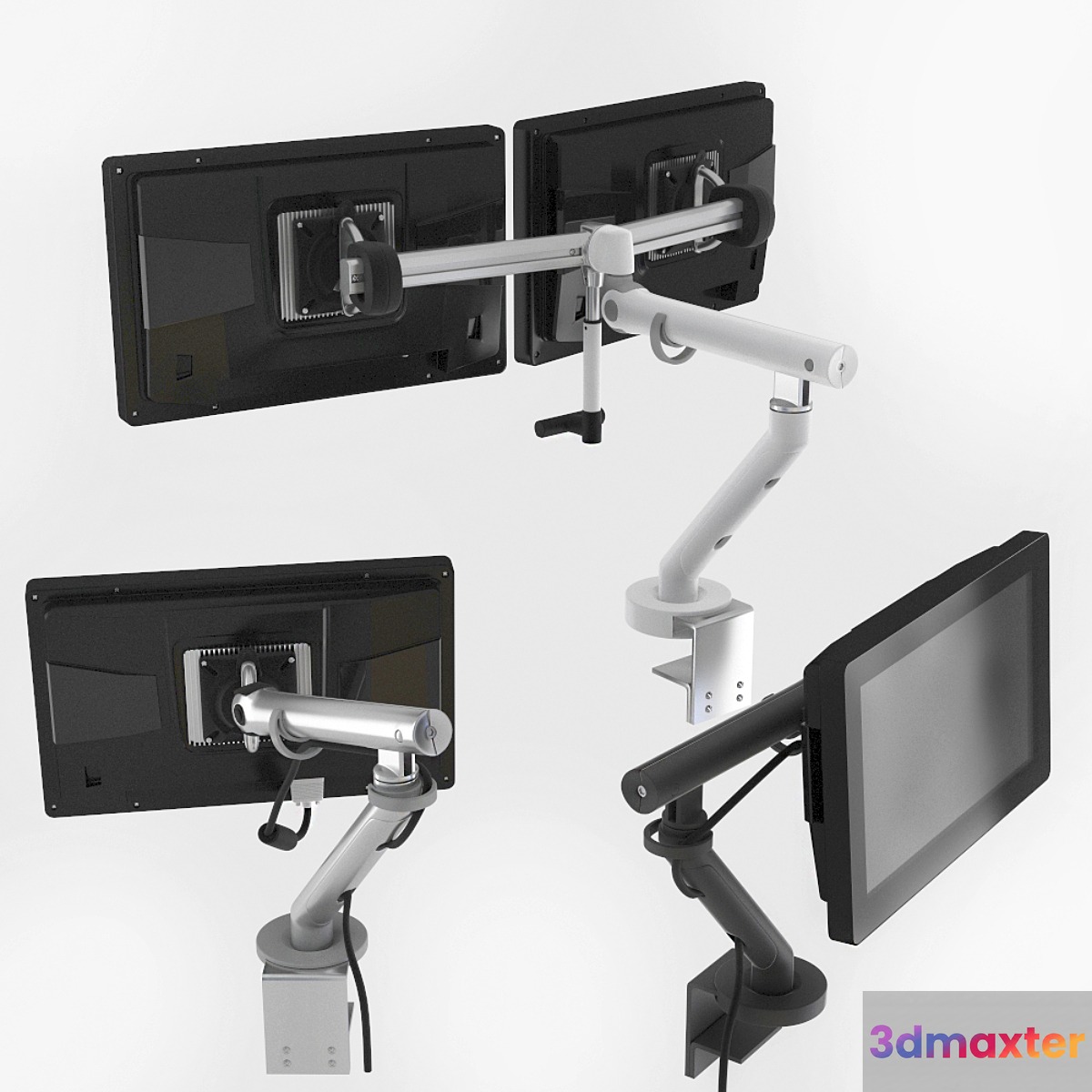 Monitor on the bracket. Reddot