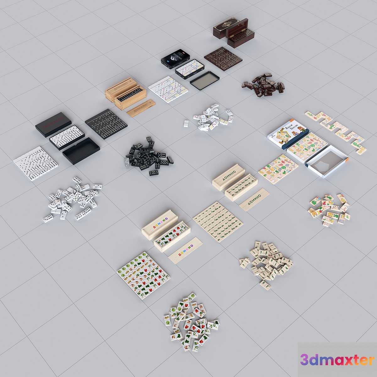 Dominoes 3D Max