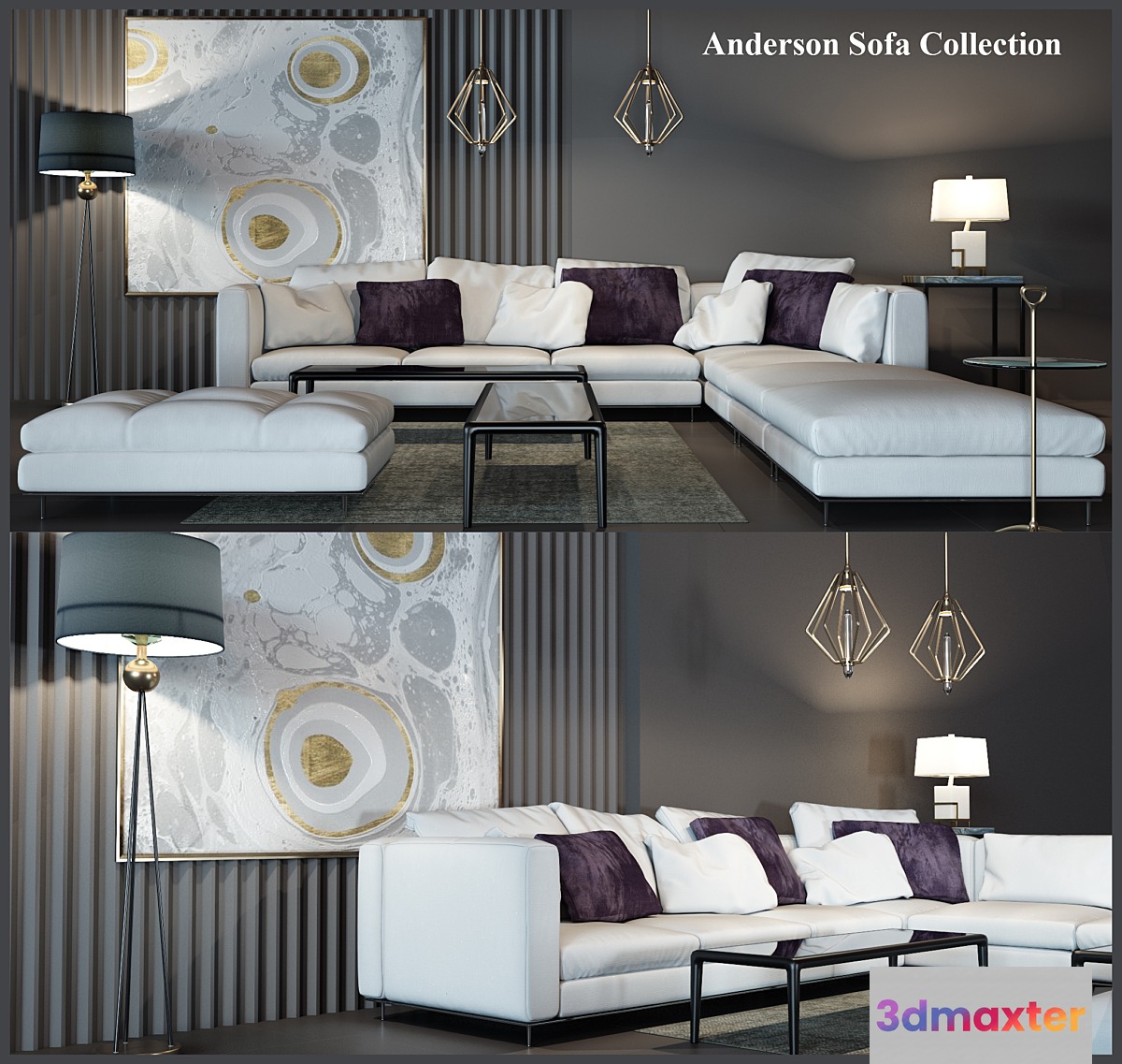 Anderson Sofa Collection 3D Max
