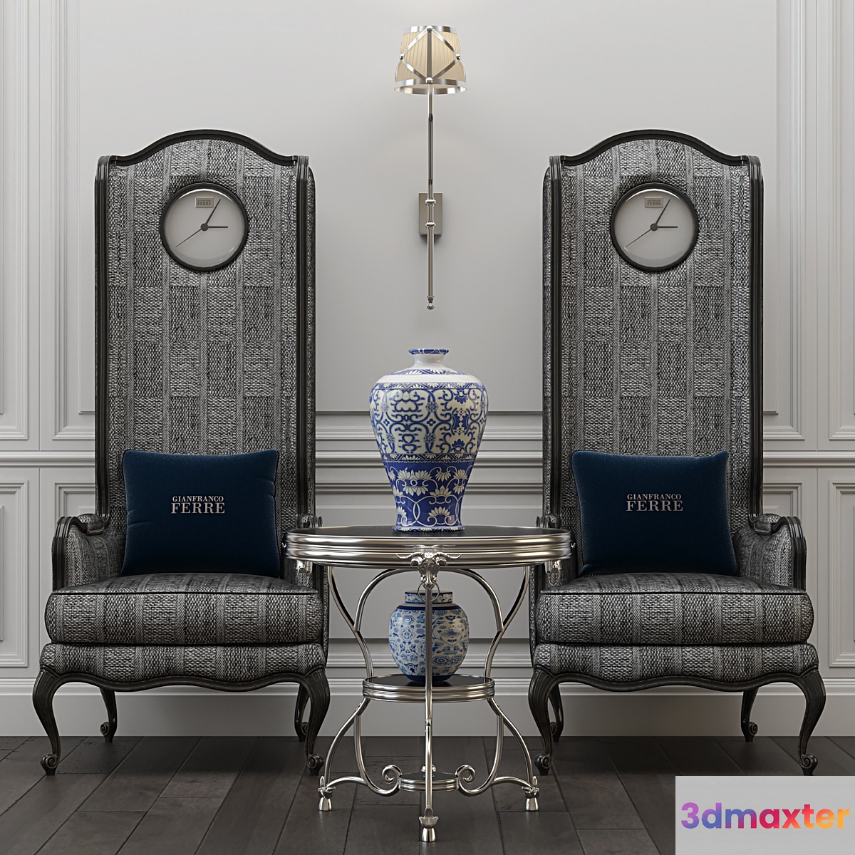 Gianfranco Ferre Home Big ben chair and Covent table - No.3