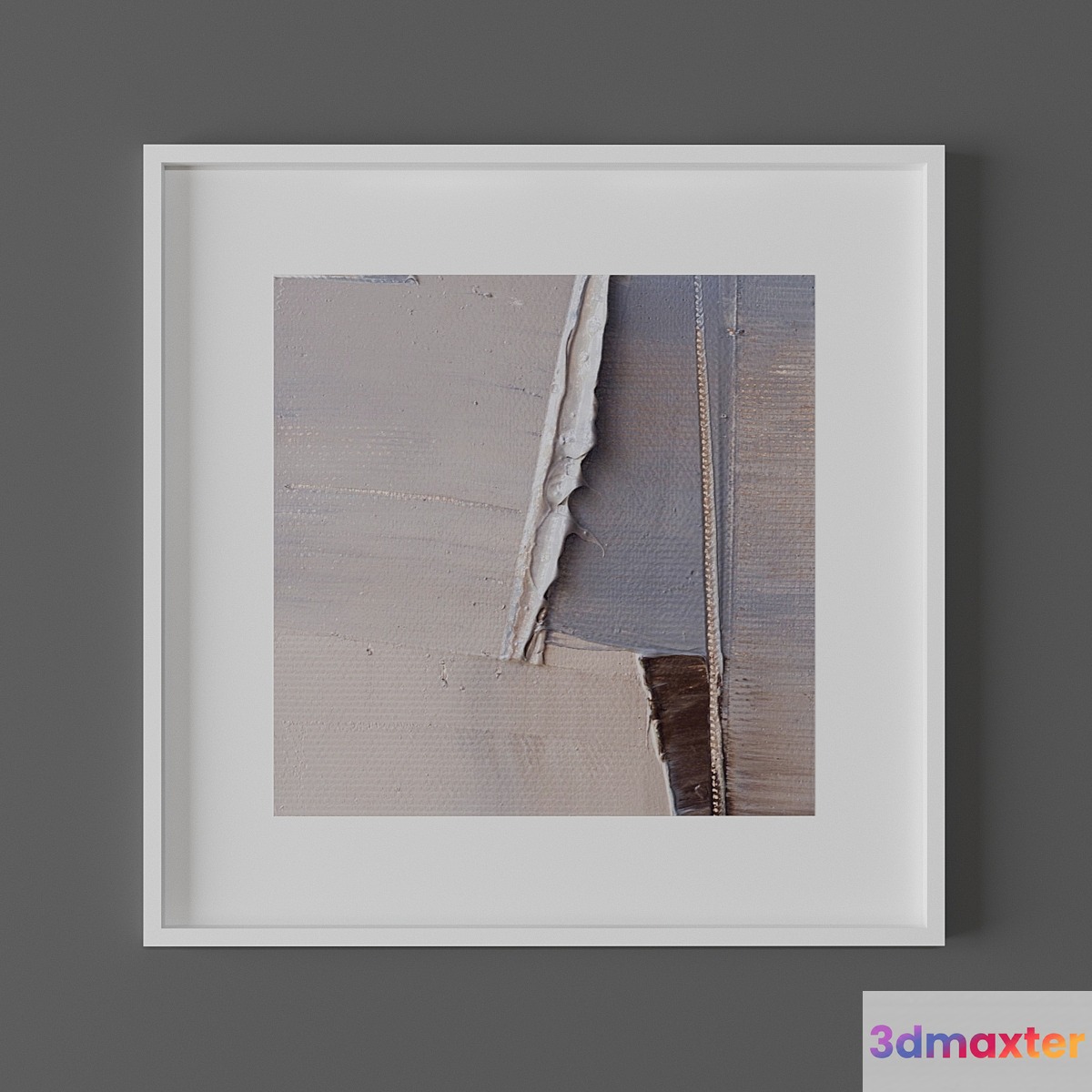 Set of abstract paintings 26 3D Max