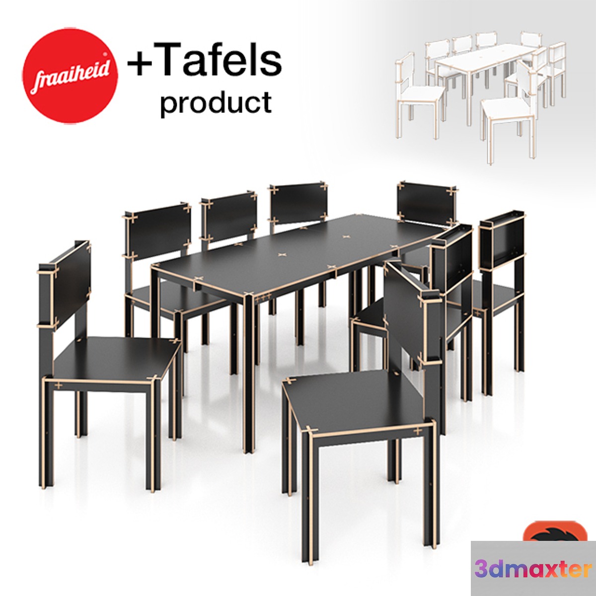 + Tafels product by fraaiheid