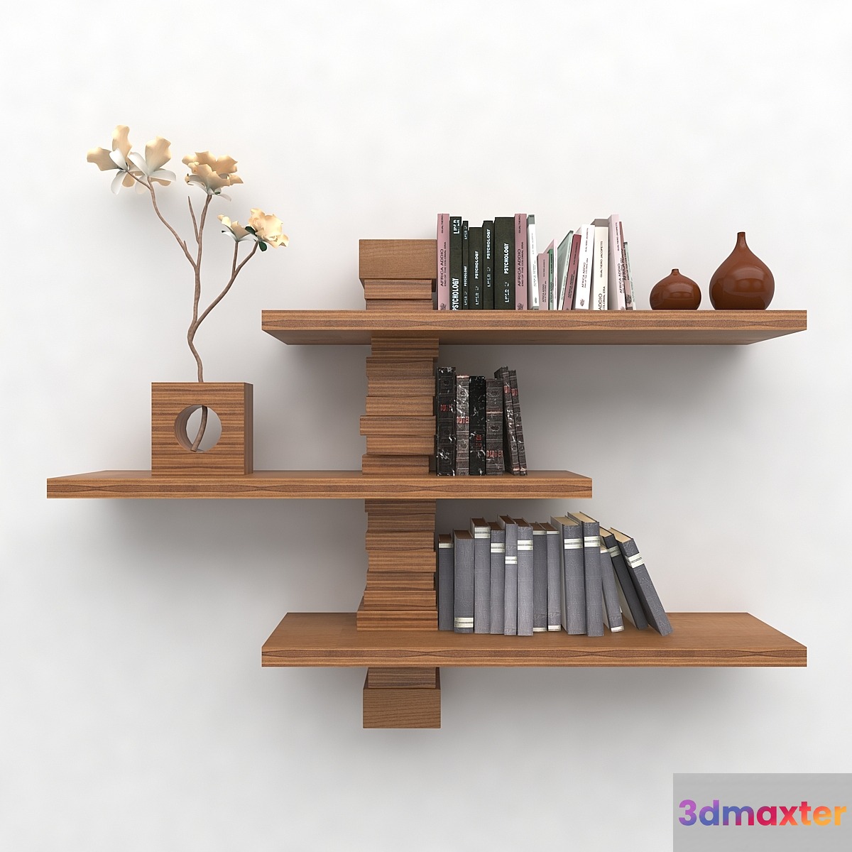 U_bookshelf_02 3D Max