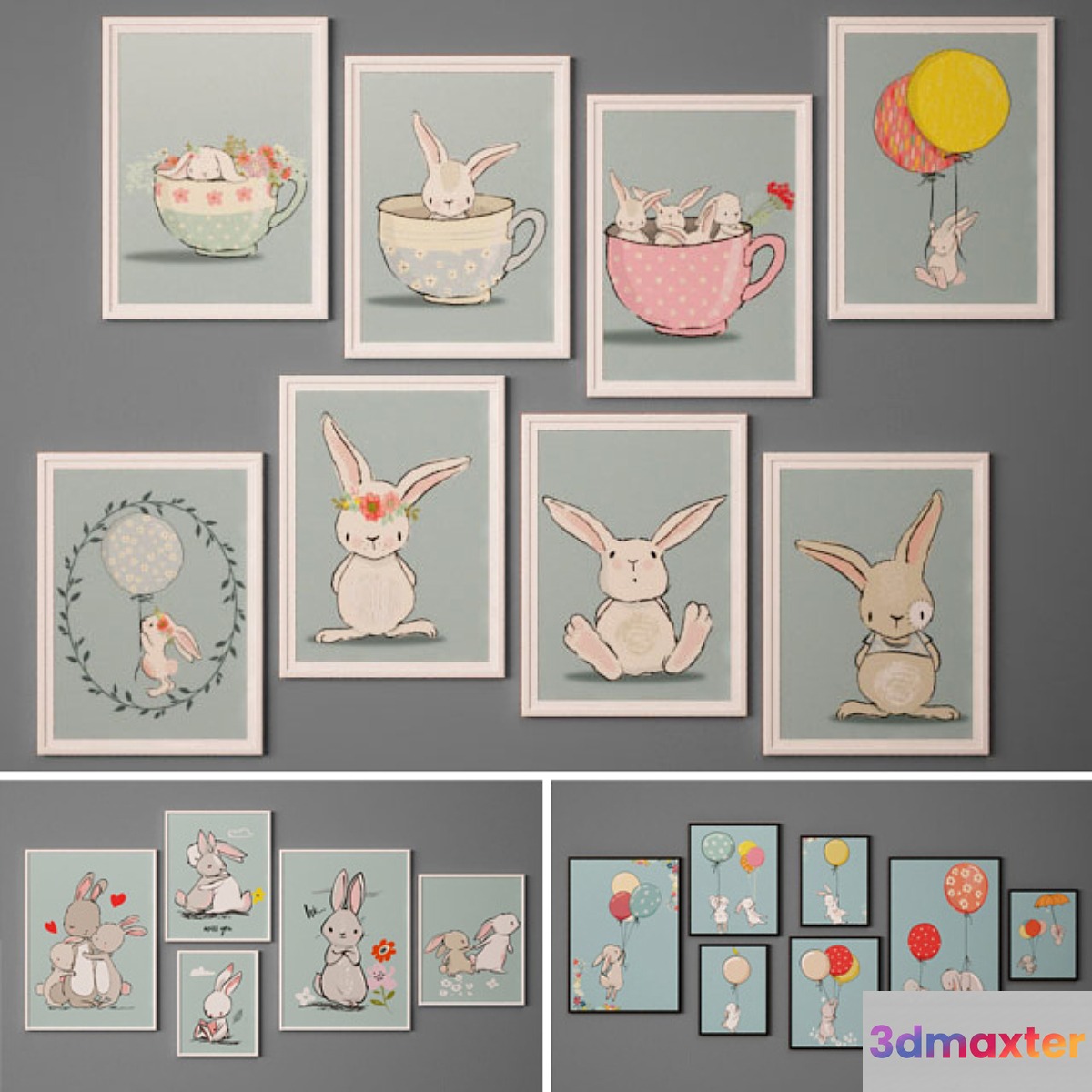 Collection of paintings-33 3D Max
