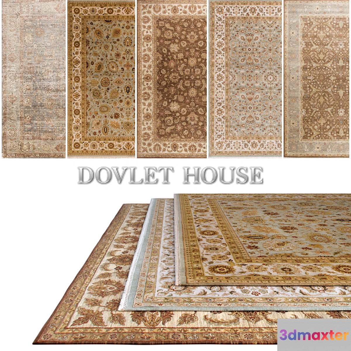 Carpets DOVLET HOUSE 5 pieces (part 150) 3D Max