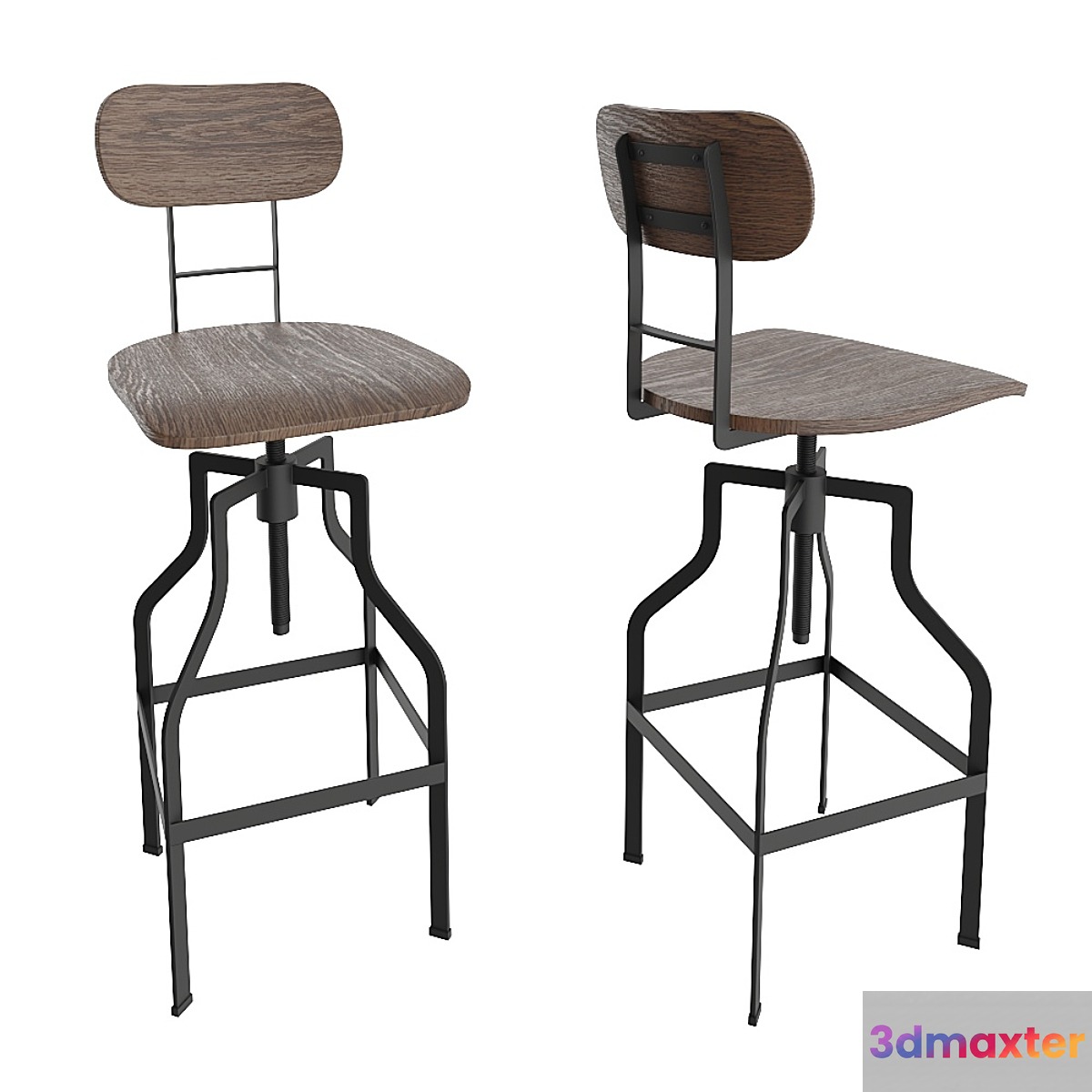 Bar stool Signal Drop. 3D Max