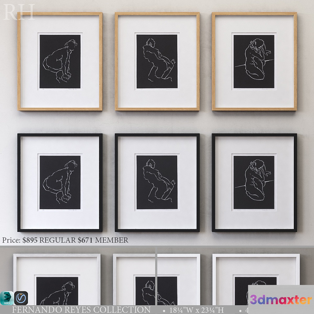 RH FERNANDO REYES COLLECTION 3D Max