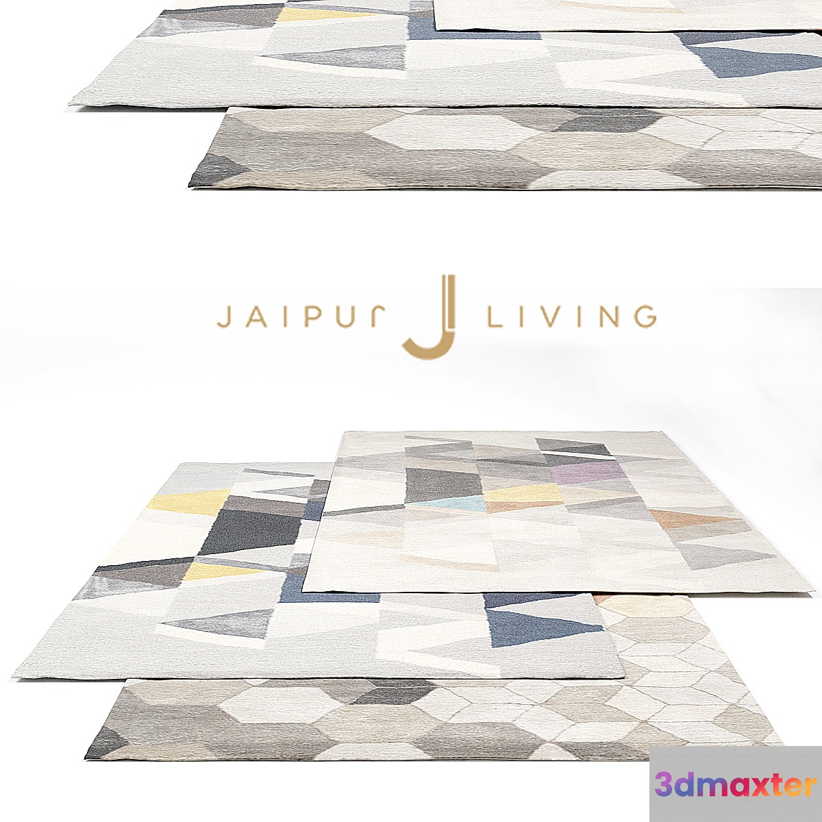 Jaipur living New Rug Set 2 3D Max