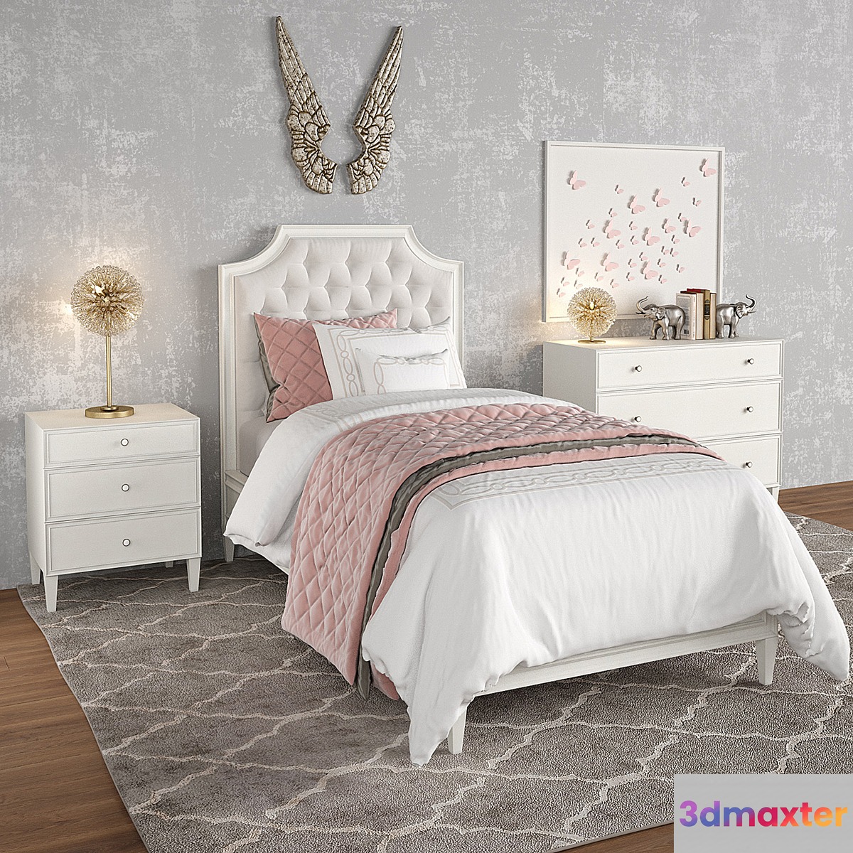 ALEXANDRA TUFTED BED Restoration Hardware - No.4