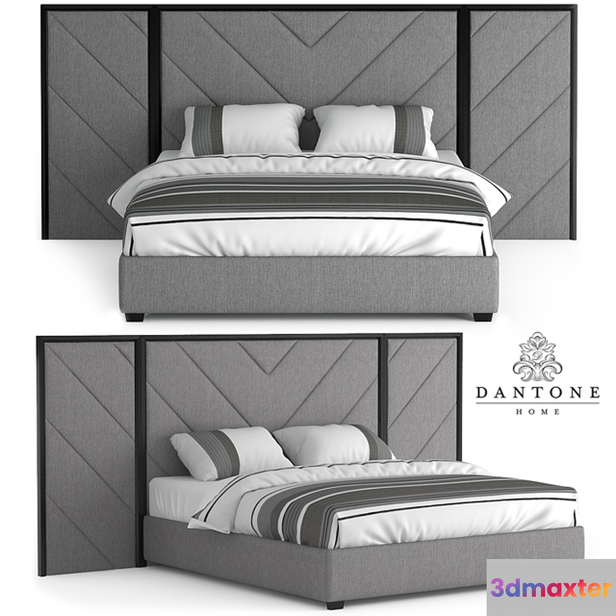 Dantone | City-Beaulieu Bed 3D Max