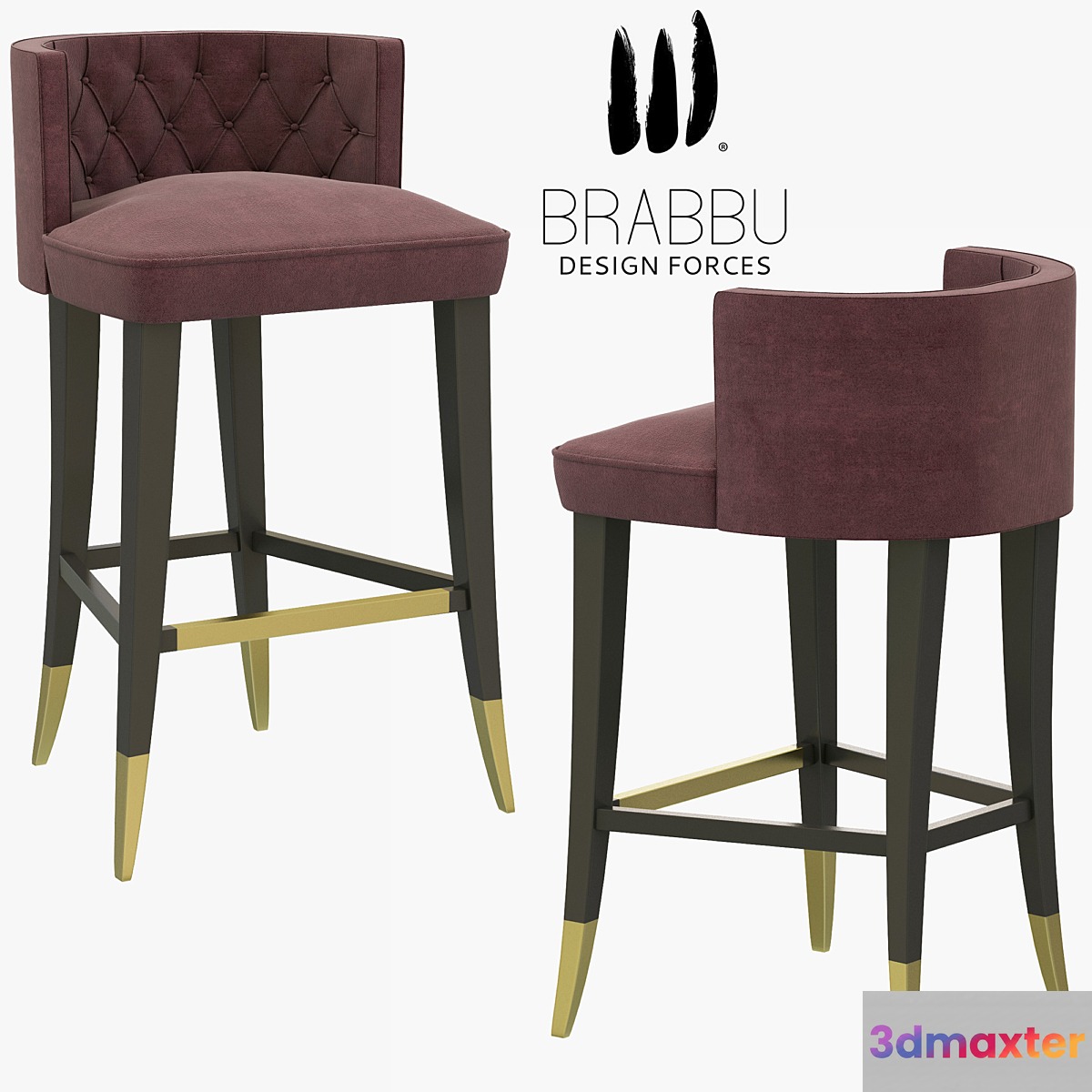 Brabbu Bourbon Counter Stool