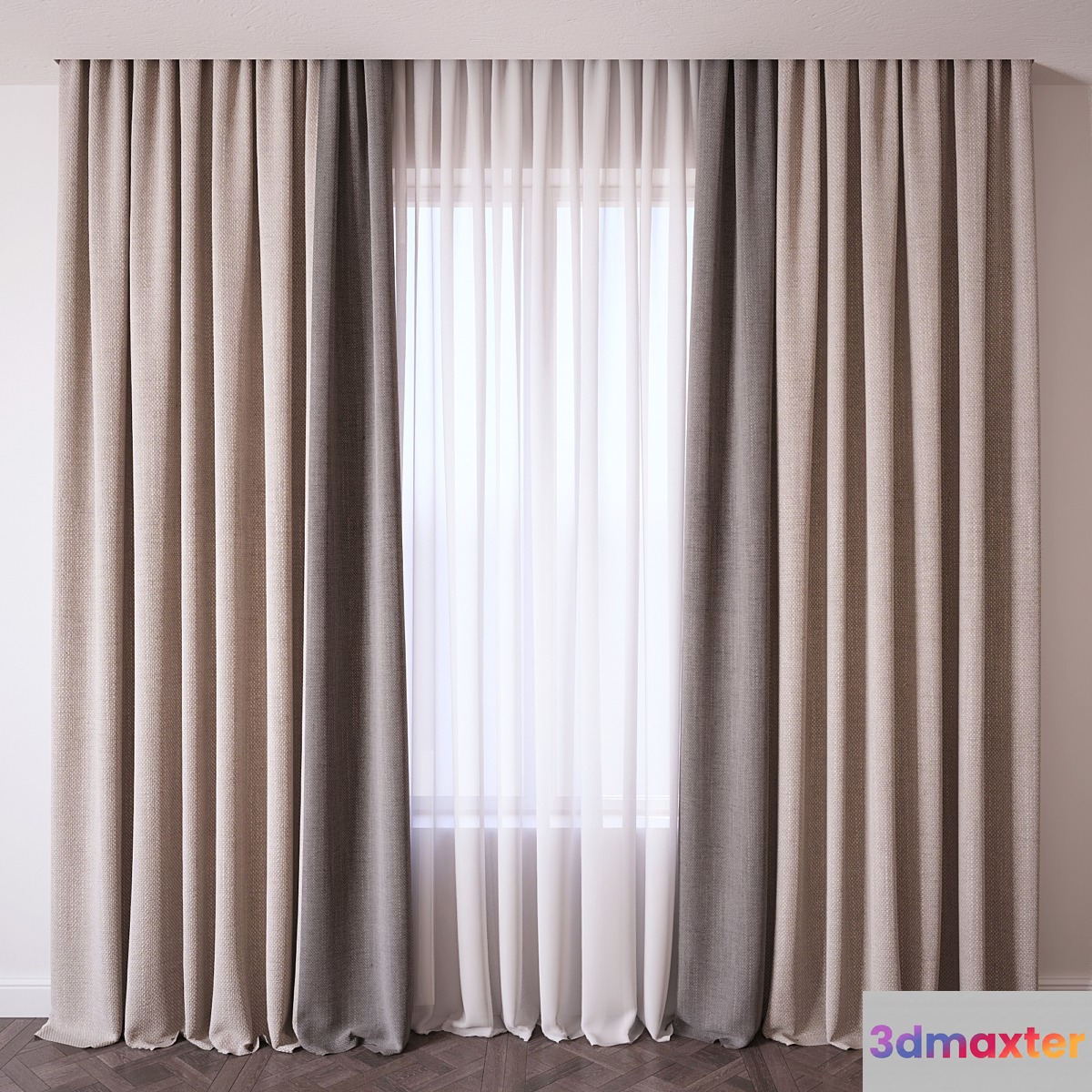Curtain - No.14 3D Max