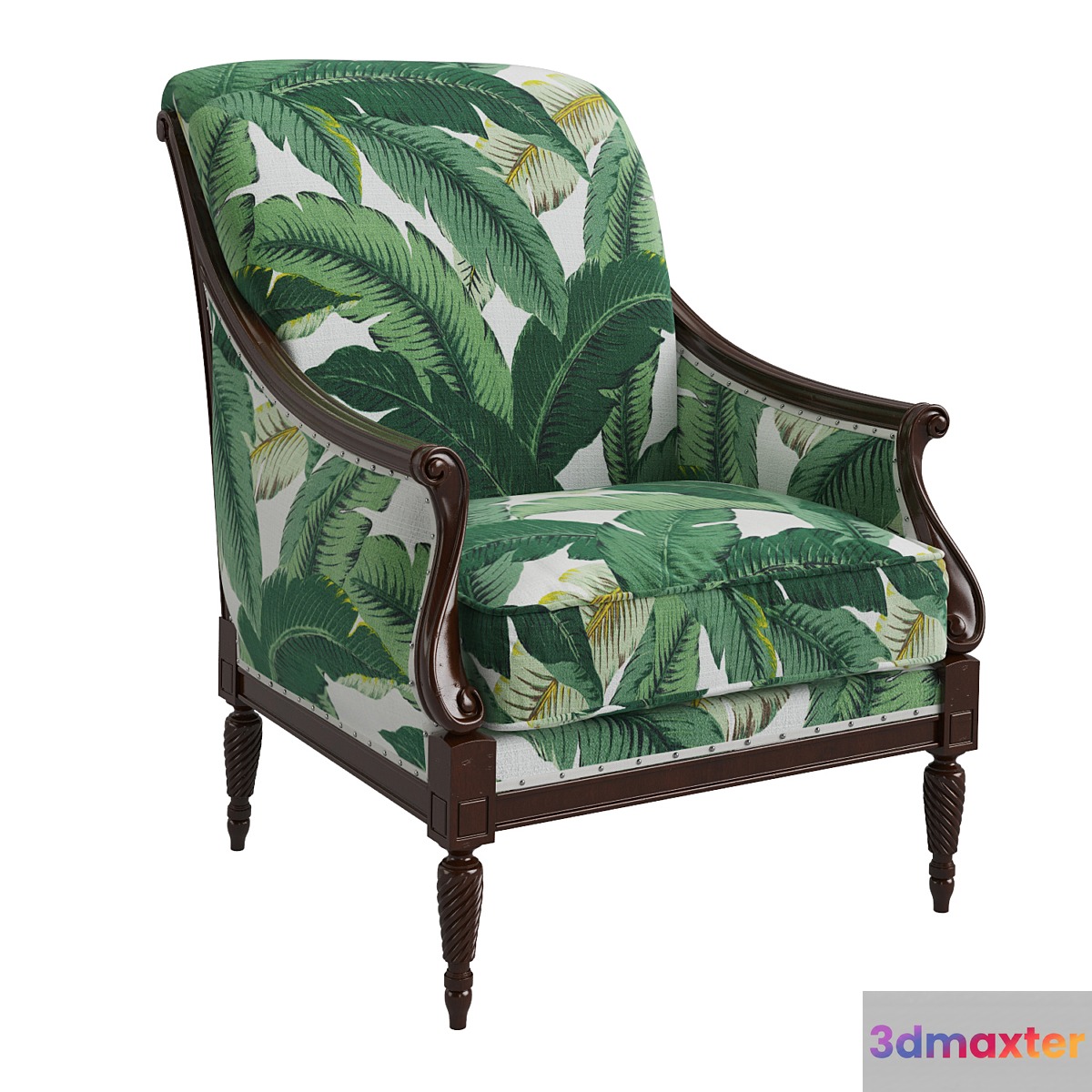 Harwood Accent Chair Palm Leaf