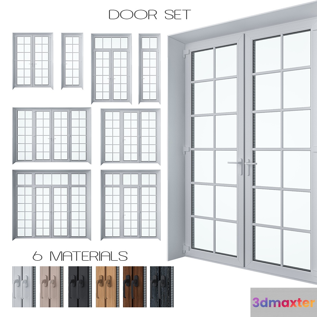 Door Set 3D Max