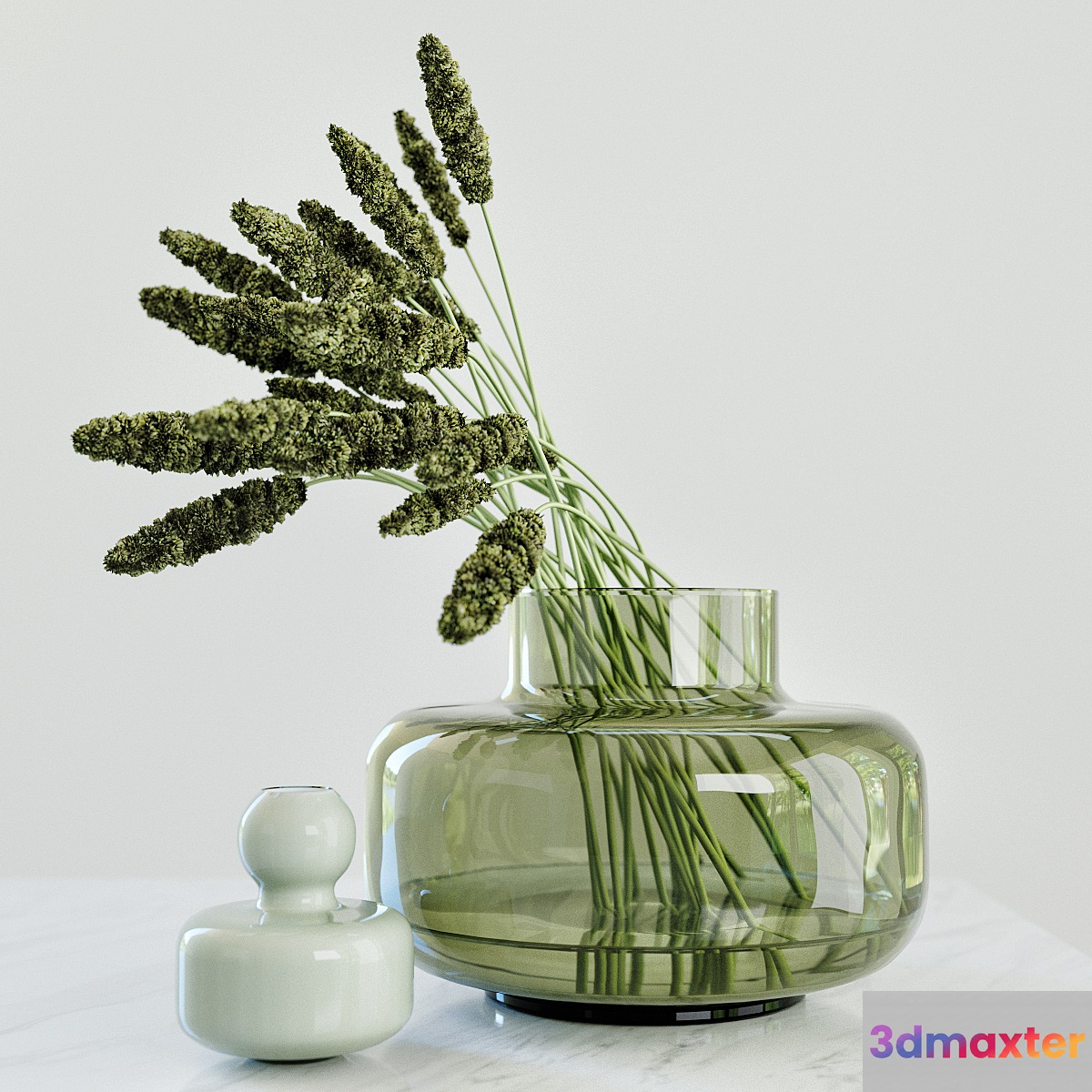 Modern grass arrangement in a vase - No.3