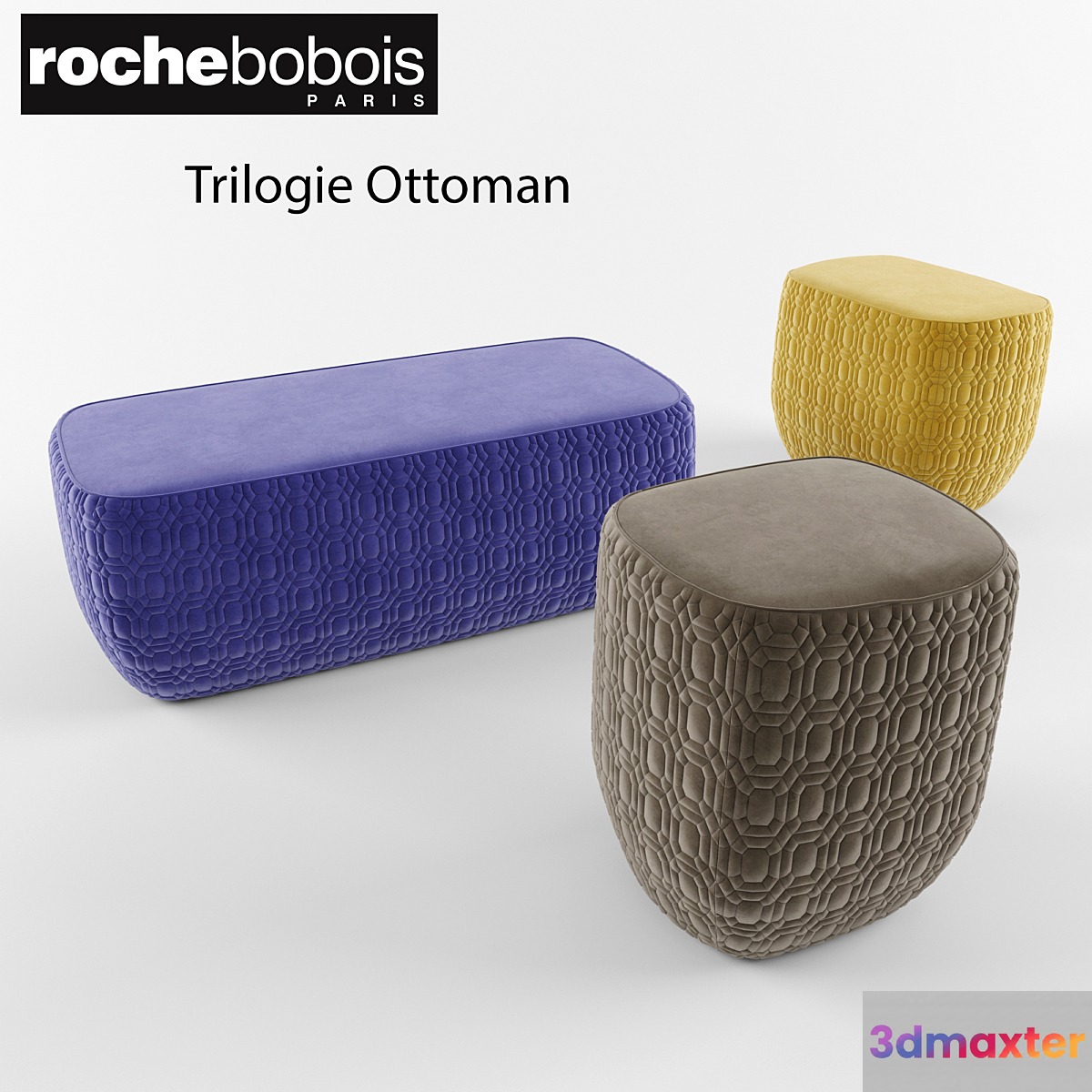 Roche Bobois Trilogie Ottoman