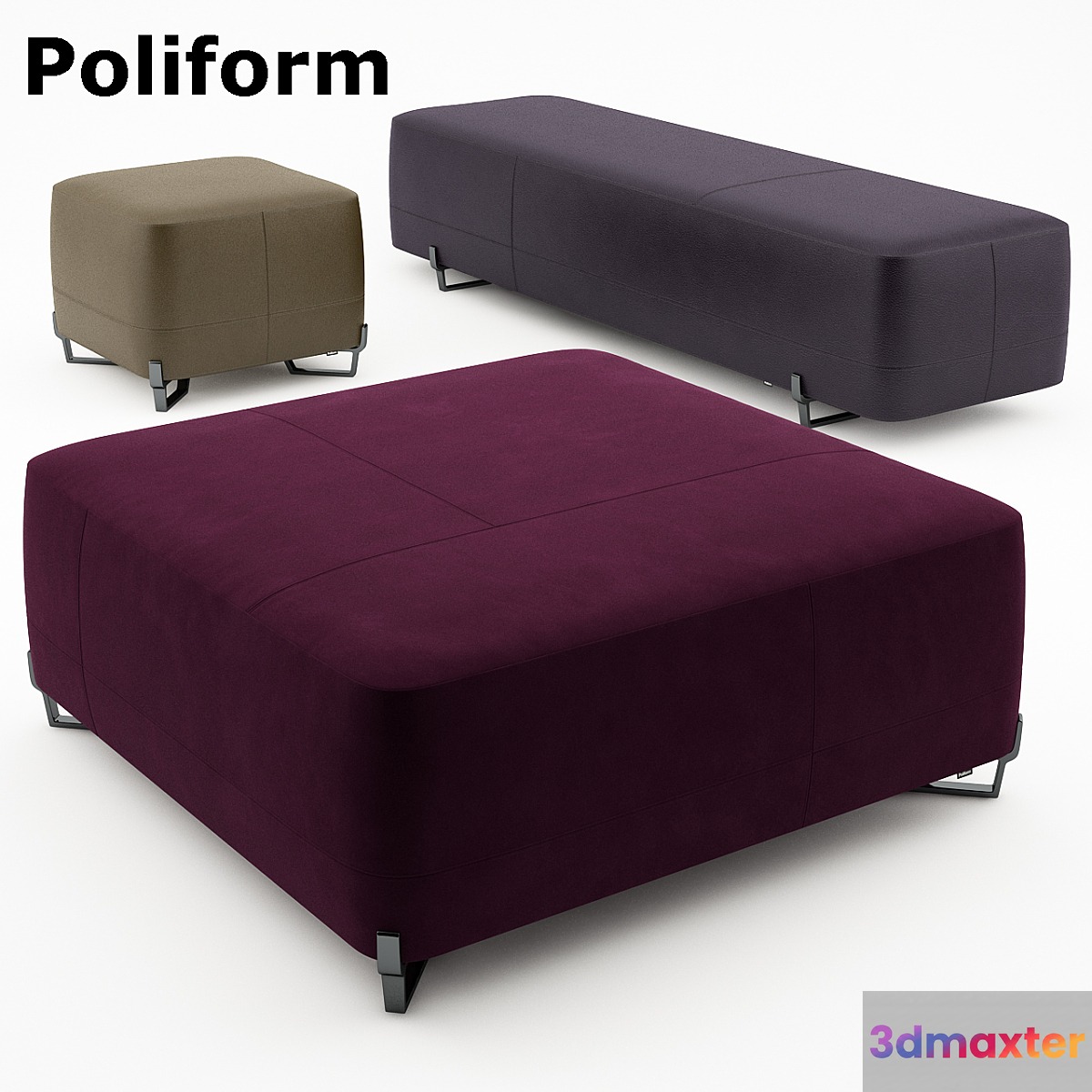 New York poufs - Poliform (news milano 2017)