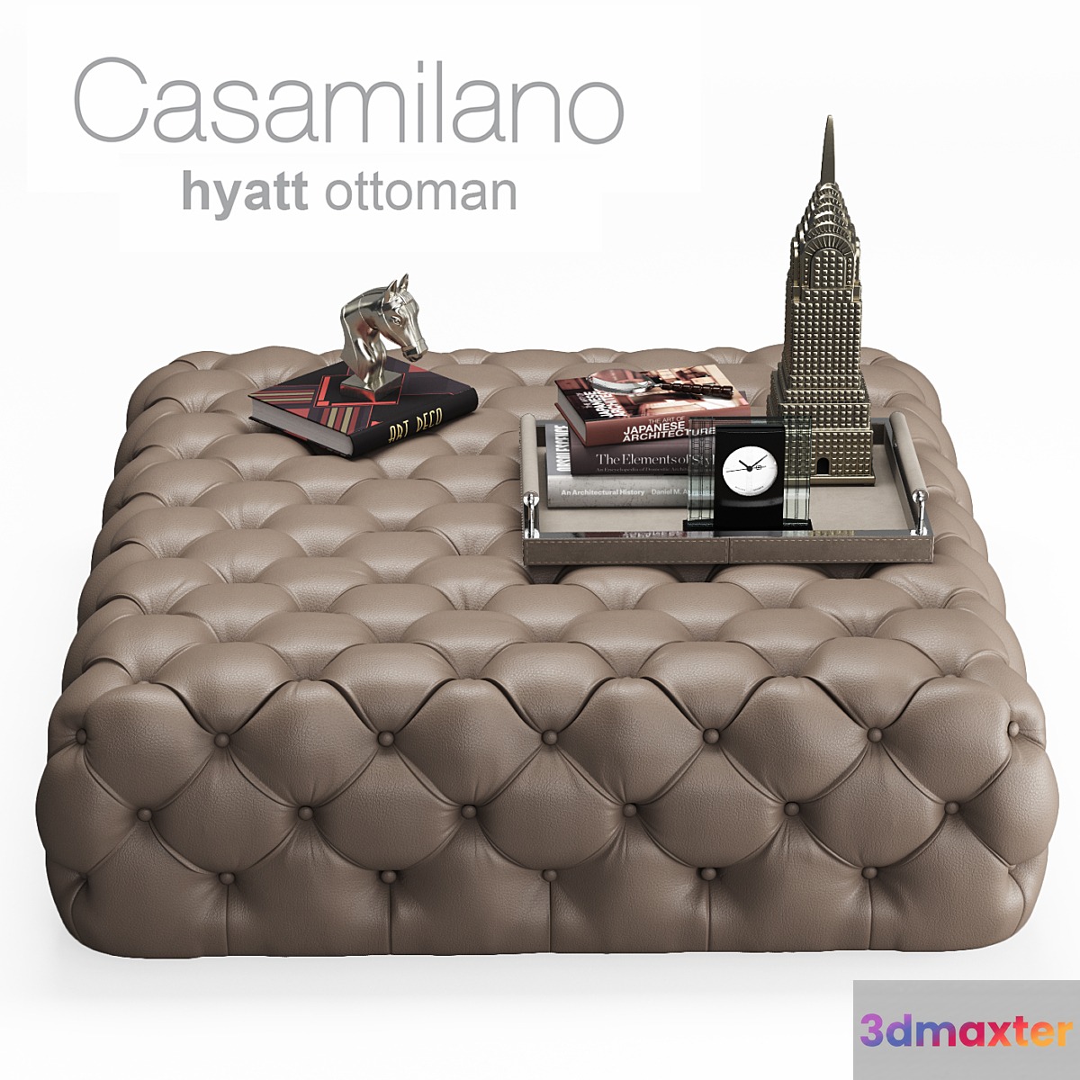 Casamilano Ottoman Hyatt 120 3D Max