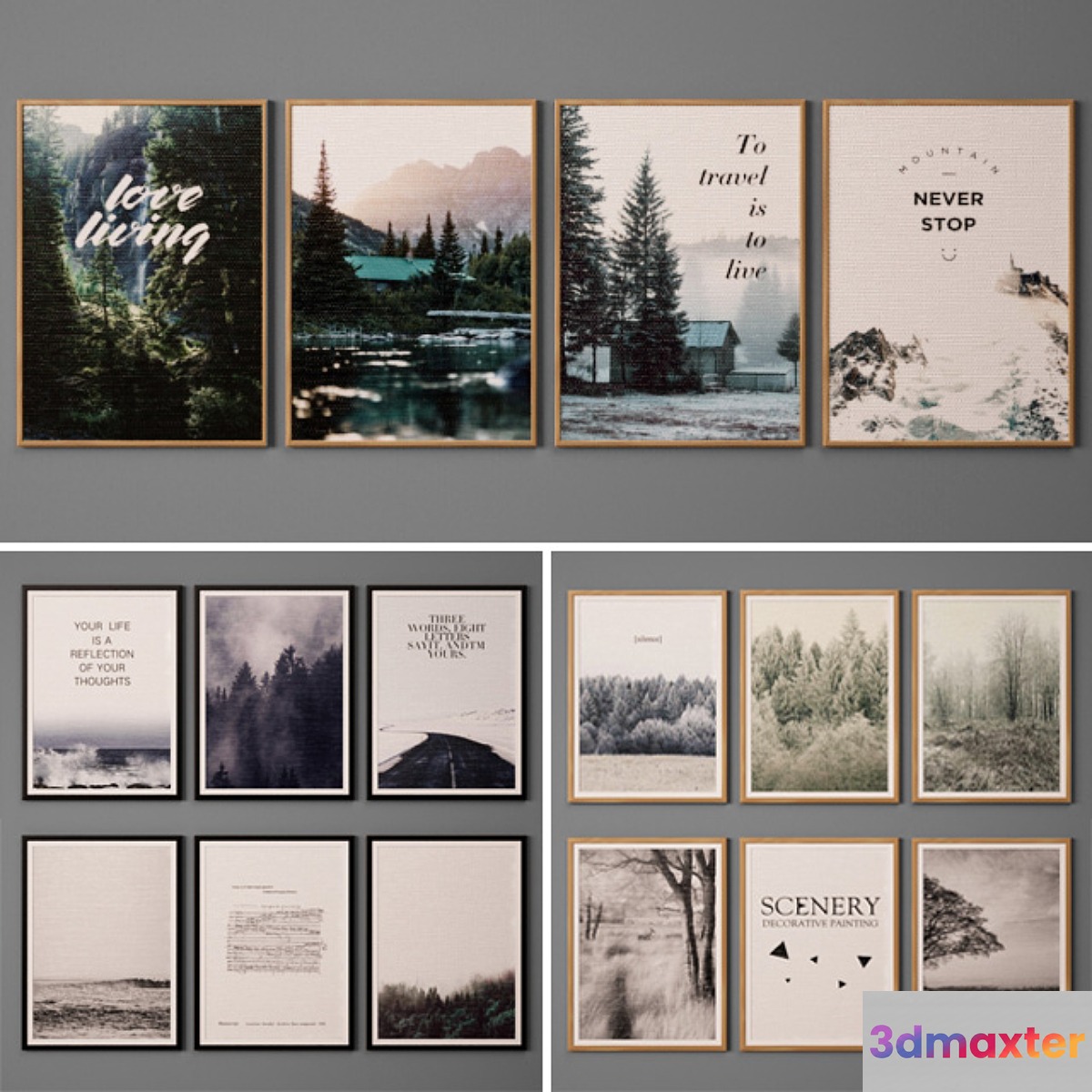 Collection of paintings-39 3D Max