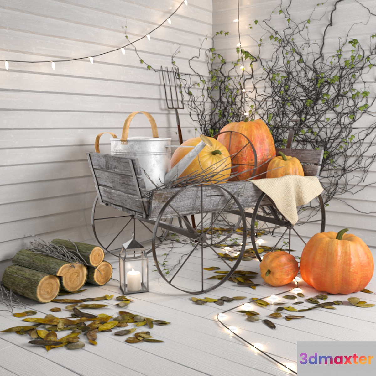 Halloween Decoration Set (Exterior) 3D Max