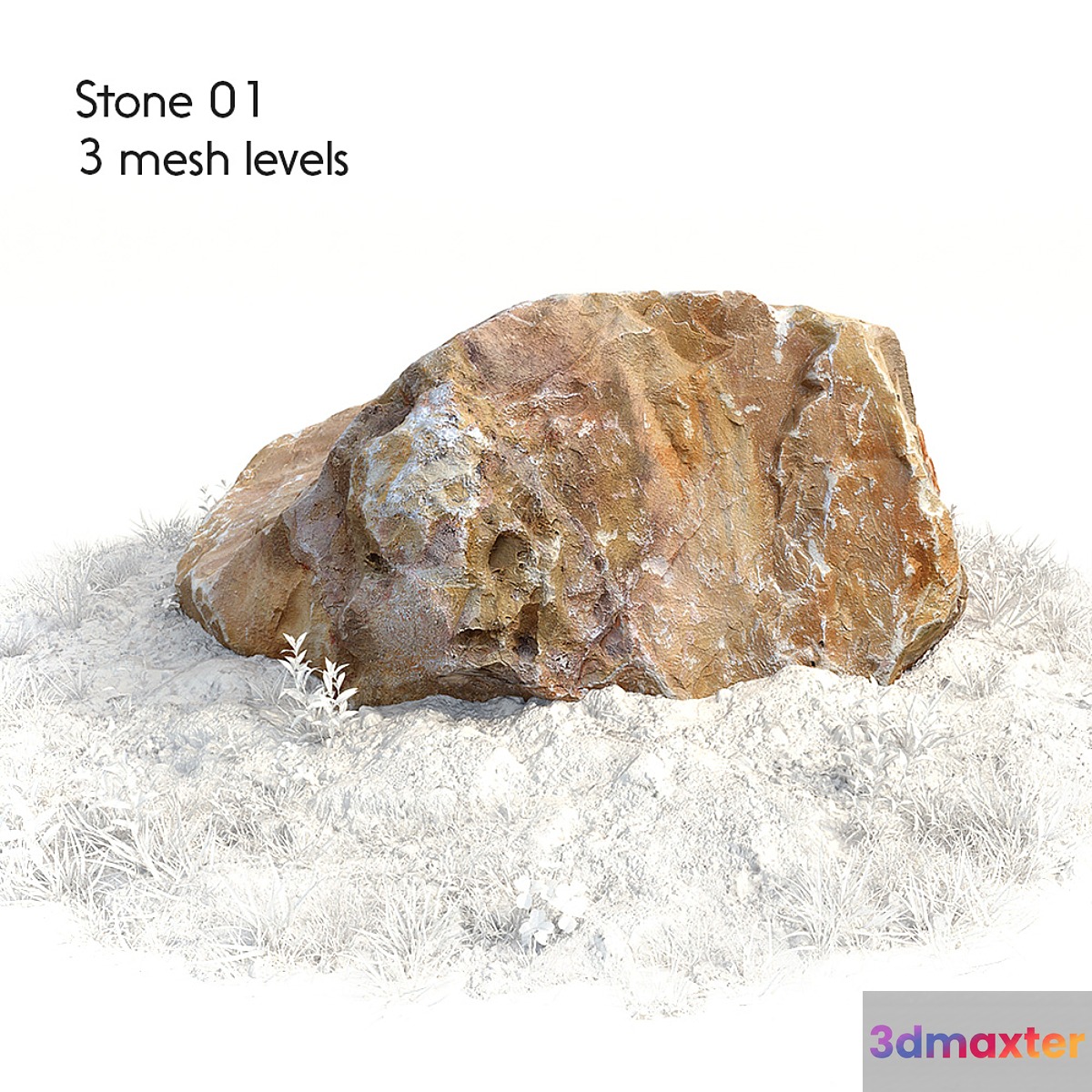 Stone 01 3D Max