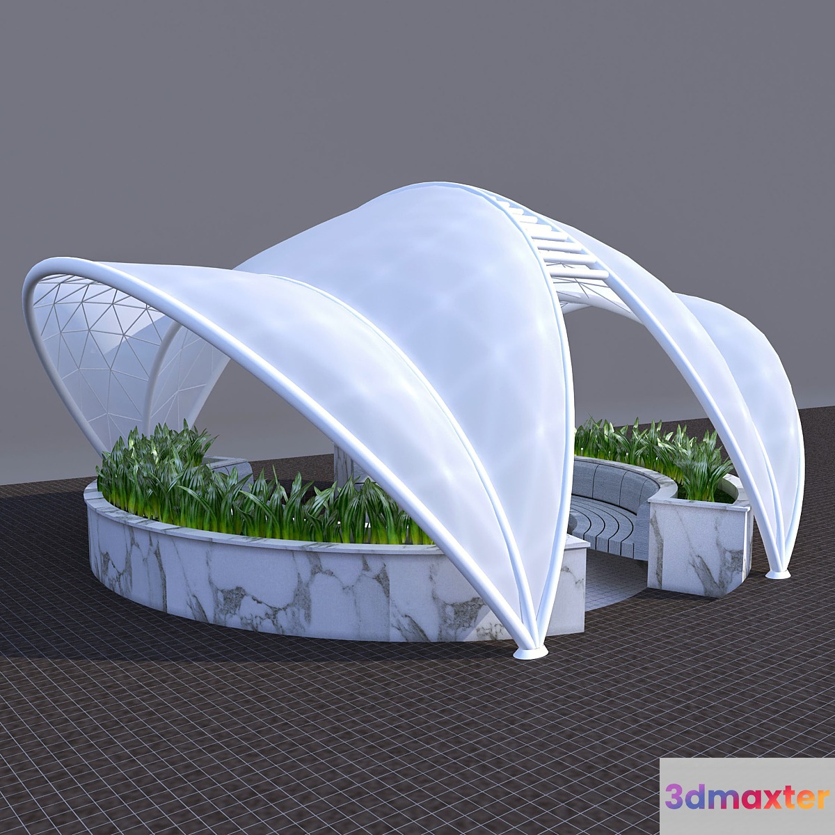 Awning decorative arbor