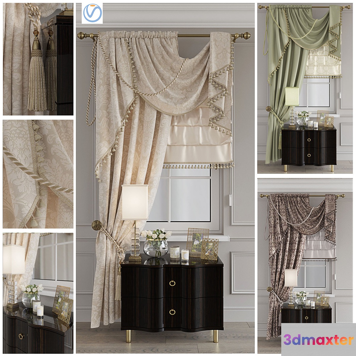 Blind Classic 1 (Vray) 3D Max