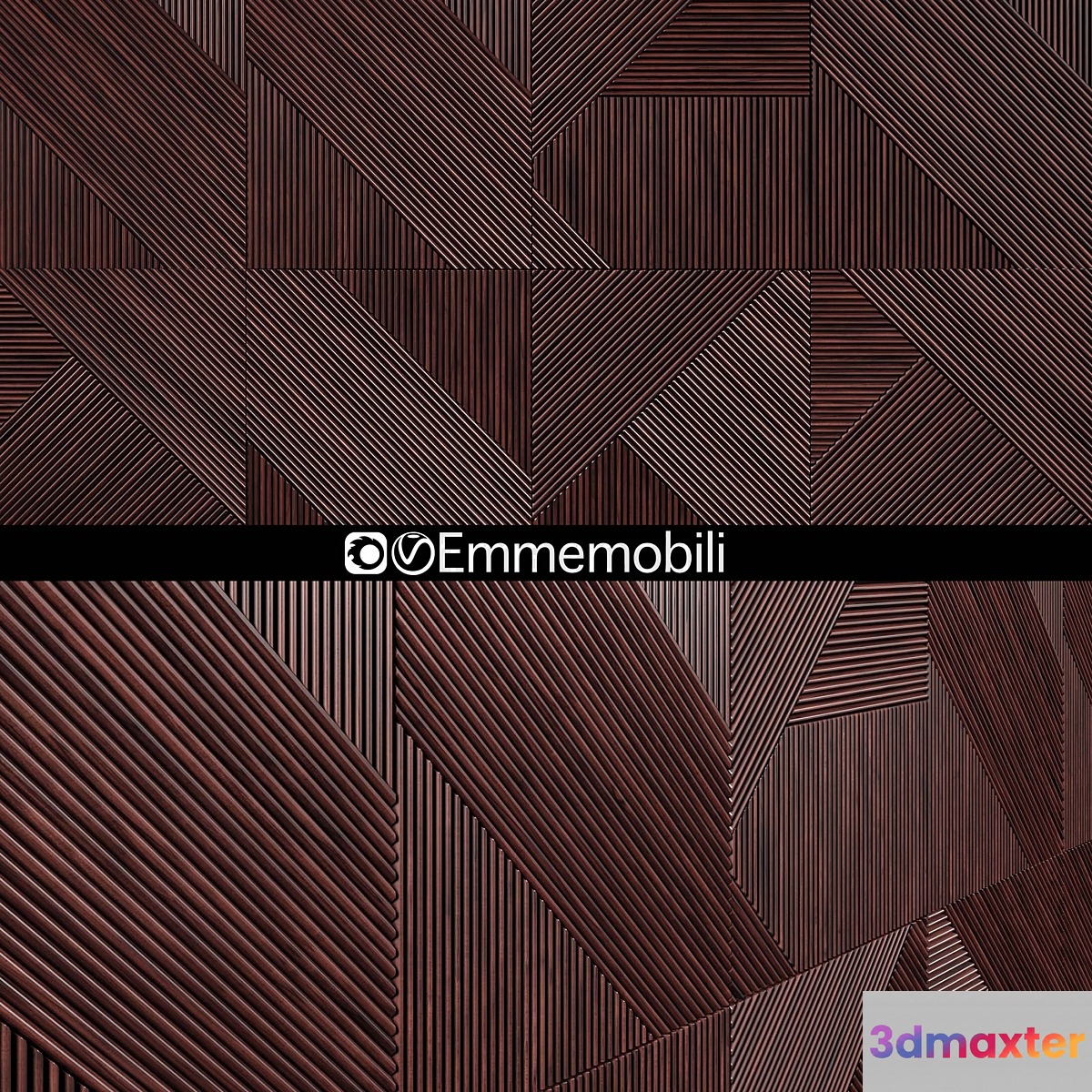 Emmemobili STRIPES BOISERIE panels 3D Max