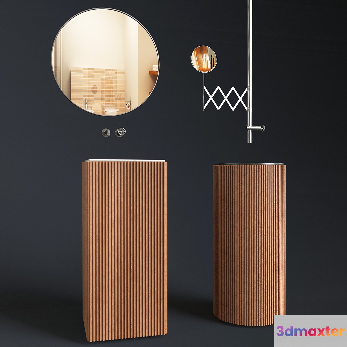 Freestanding-washbasin-SALVATOR 3D Max
