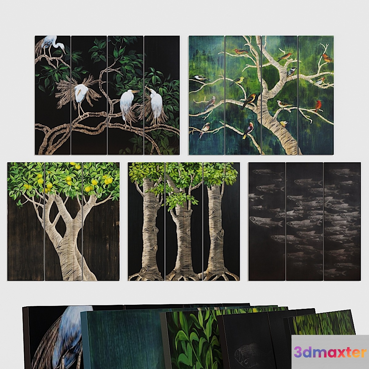 panel_MHLIVING_1 - No.2 3D Max