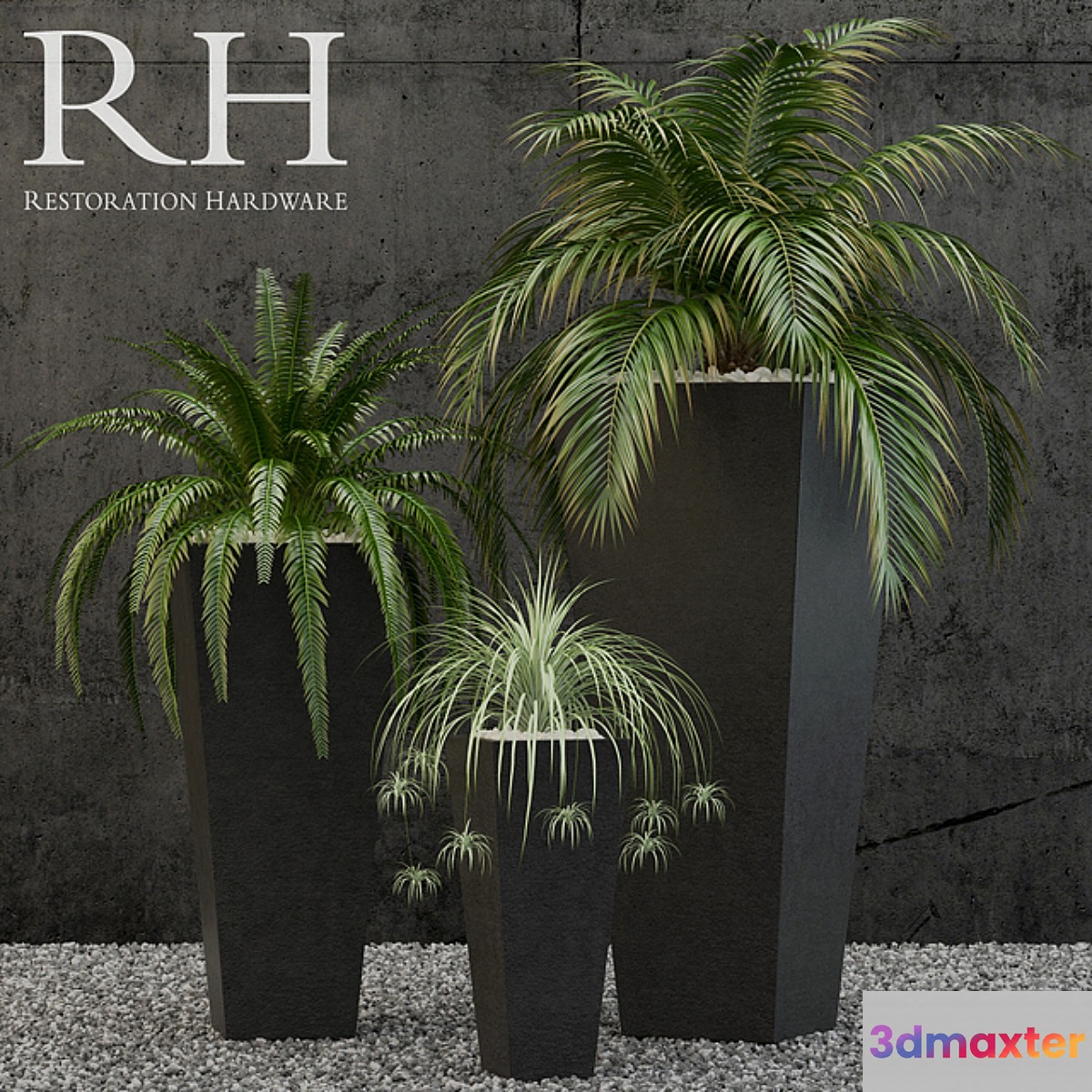 Restoration Hardware salento tapered planter