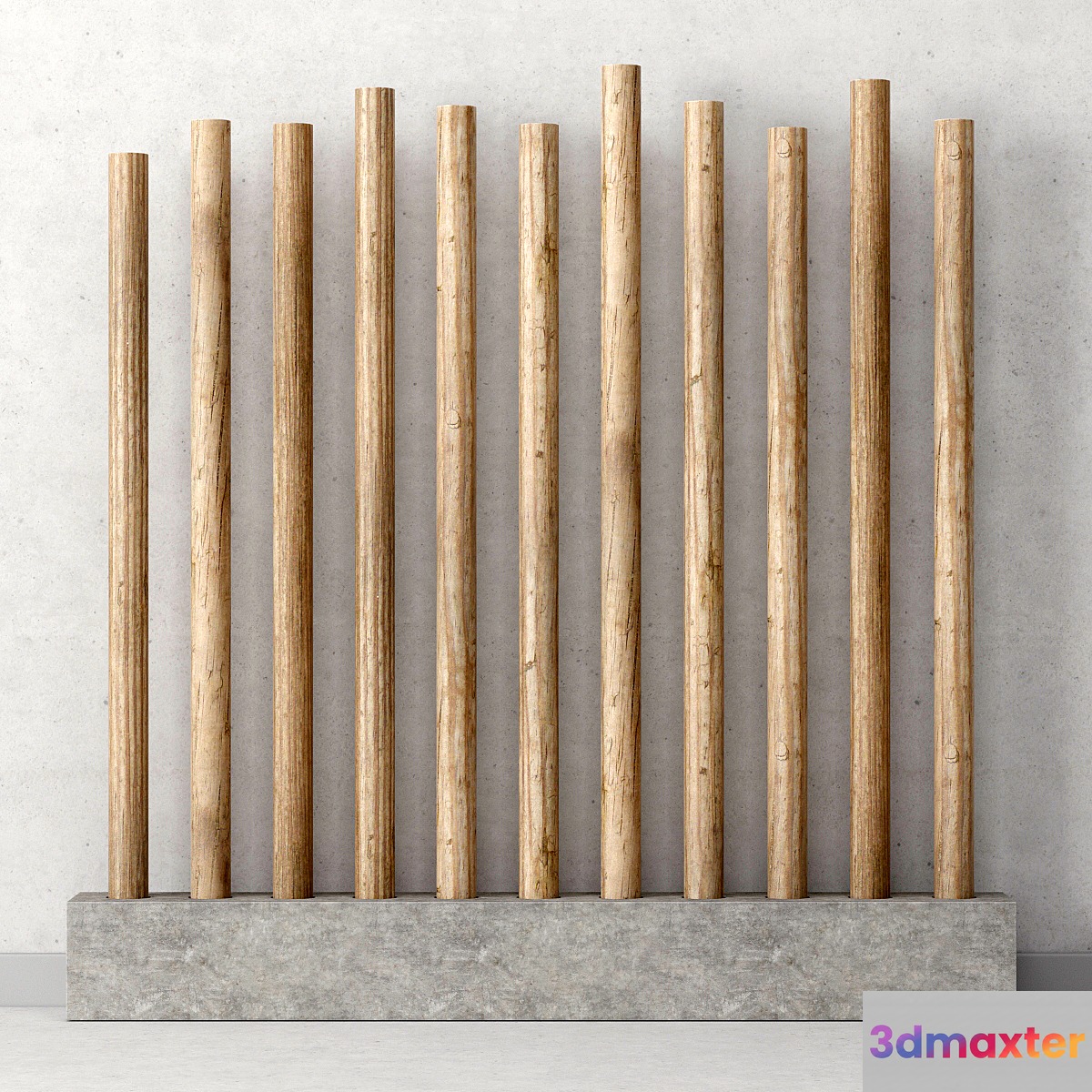 Decor of wooden sticks _ Decor of wooden sticks 3D Max