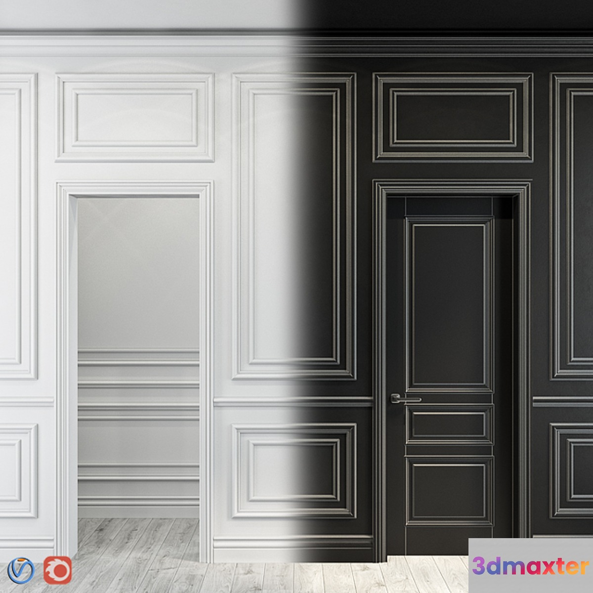 Stucco molding for walls 2