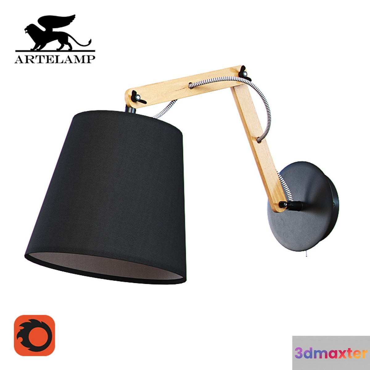 Arte Lamp A5700AP-1BK PINOCCIO sconce (wall lamp)