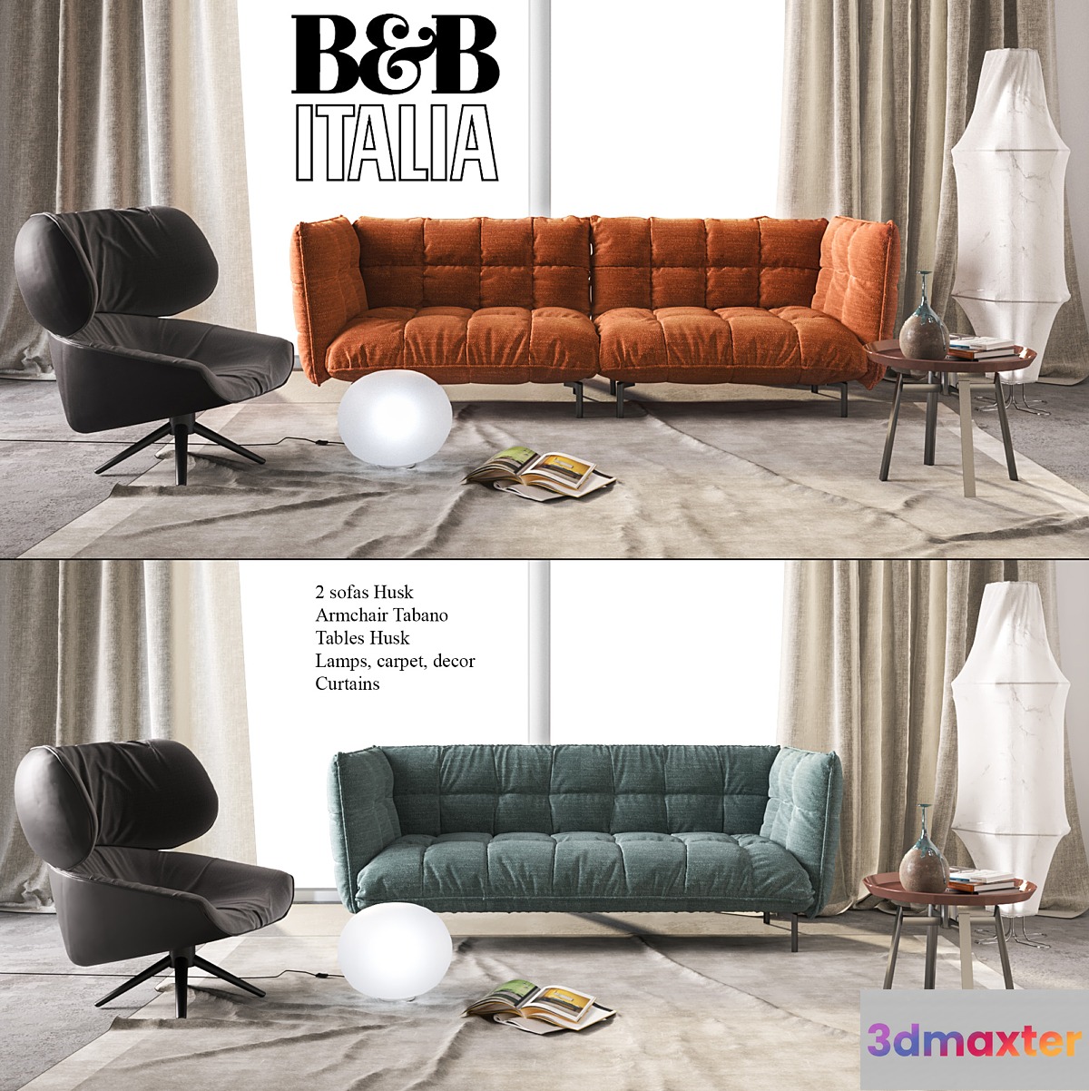 B & B Italia Sofa Husk
