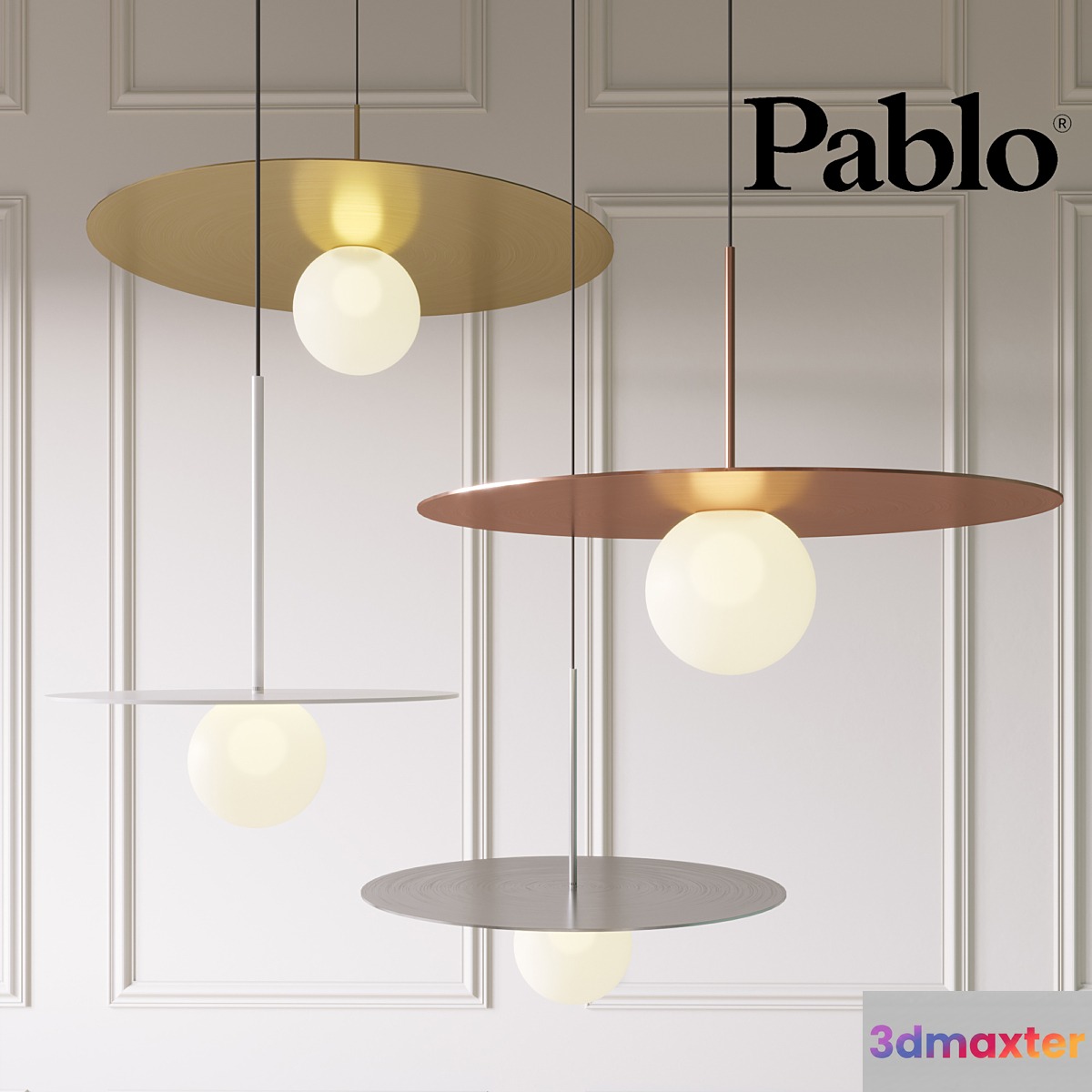 Pablo_BolaDisc_lamp 3D Max