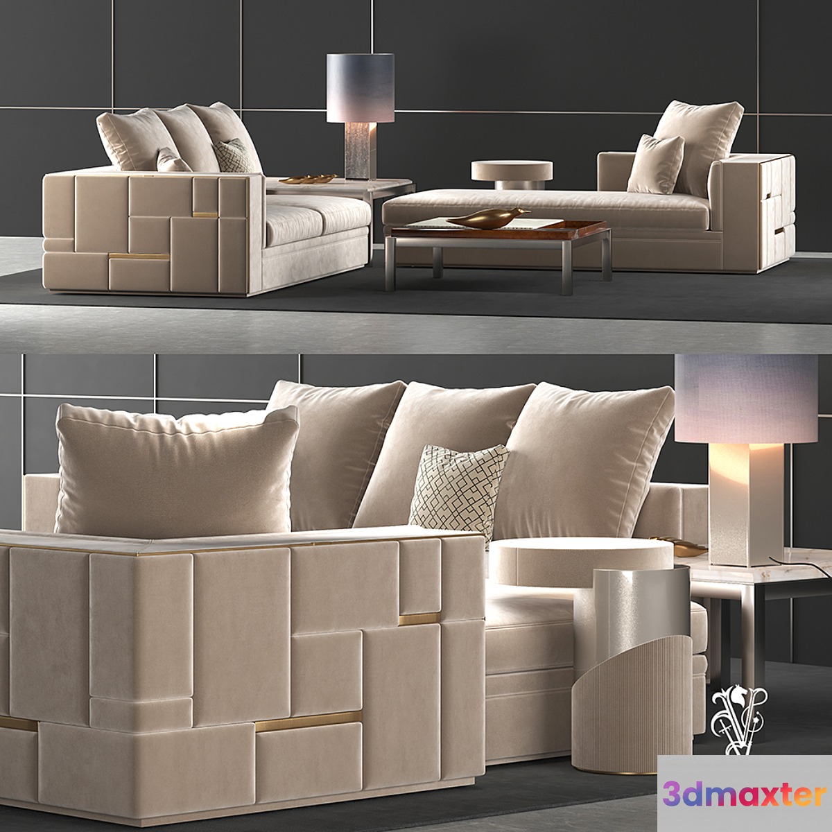 Visionnaire Babylon sofa set - No.2