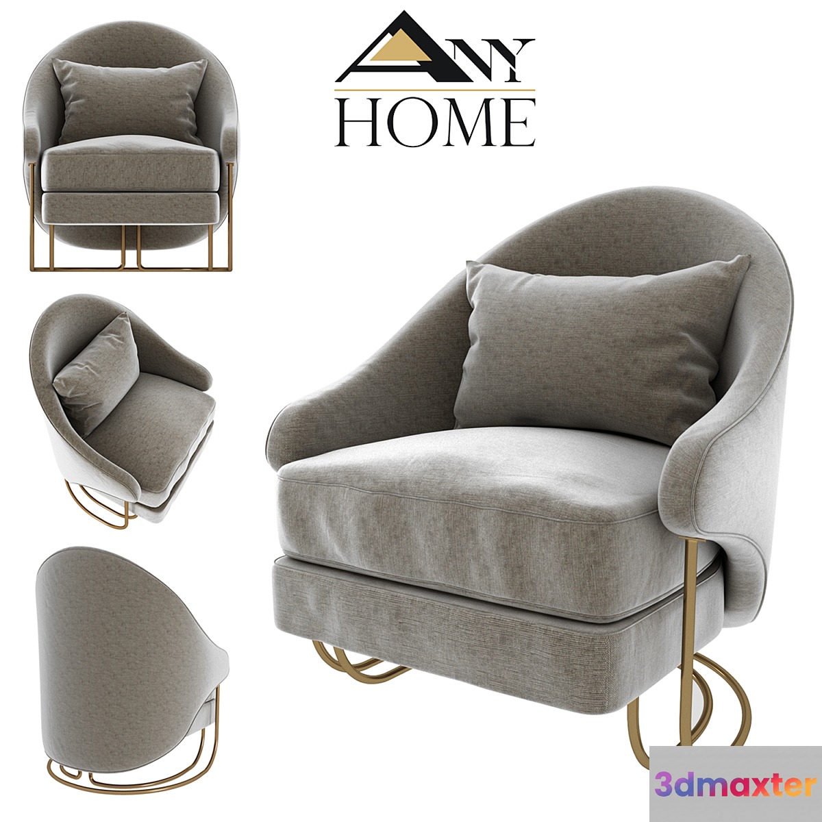 Any-Home Chair V009 3D Max