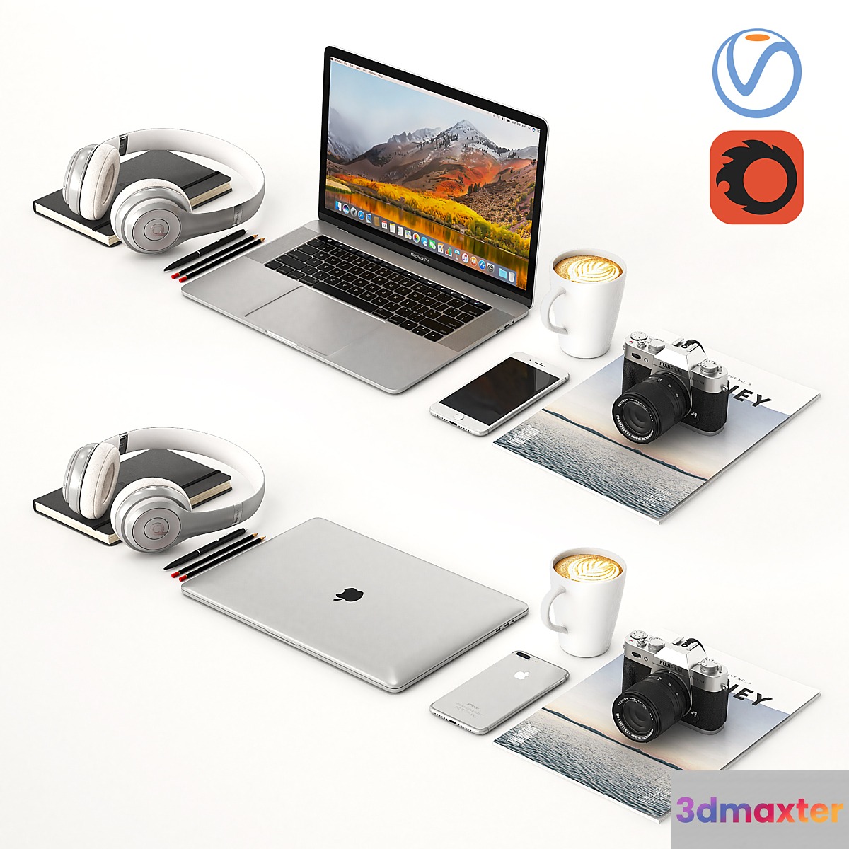 Workplace Silver MacBook - No.2