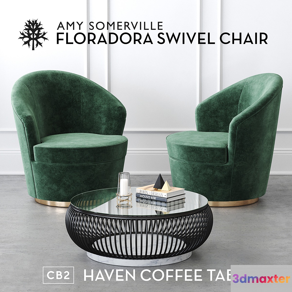 Floradora Swivel chair 3D Max