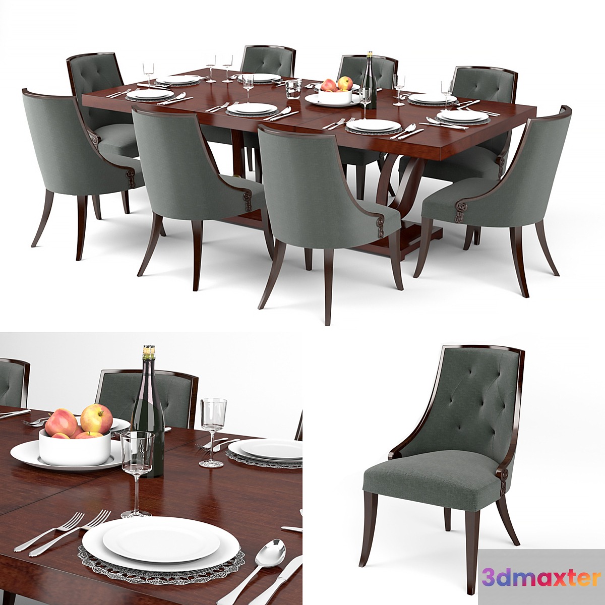 Guy Fontaine Dining Table & chairs - No.2