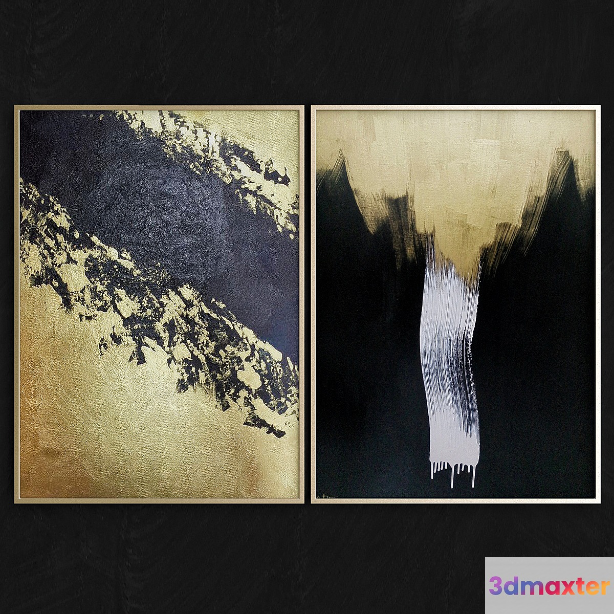 Abstract art frames_5 3D Max