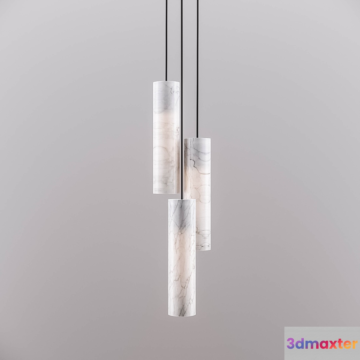 Silo Single Ceiling Light Pietra d'Avola 3D Max