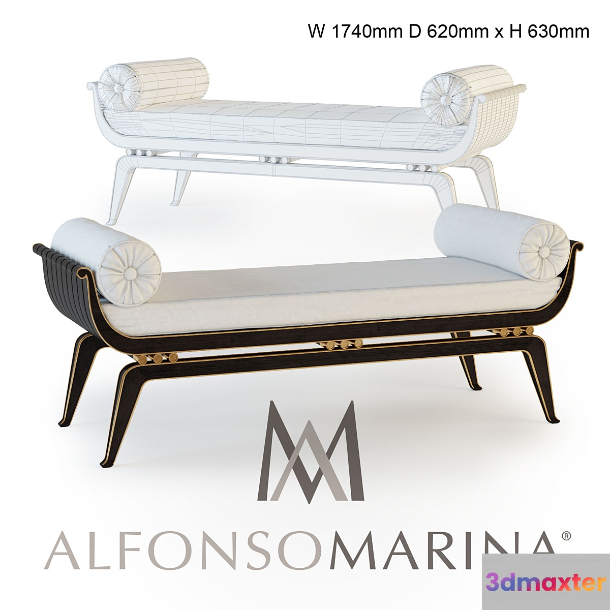 Alfonso Marina Ebanista millau Bench