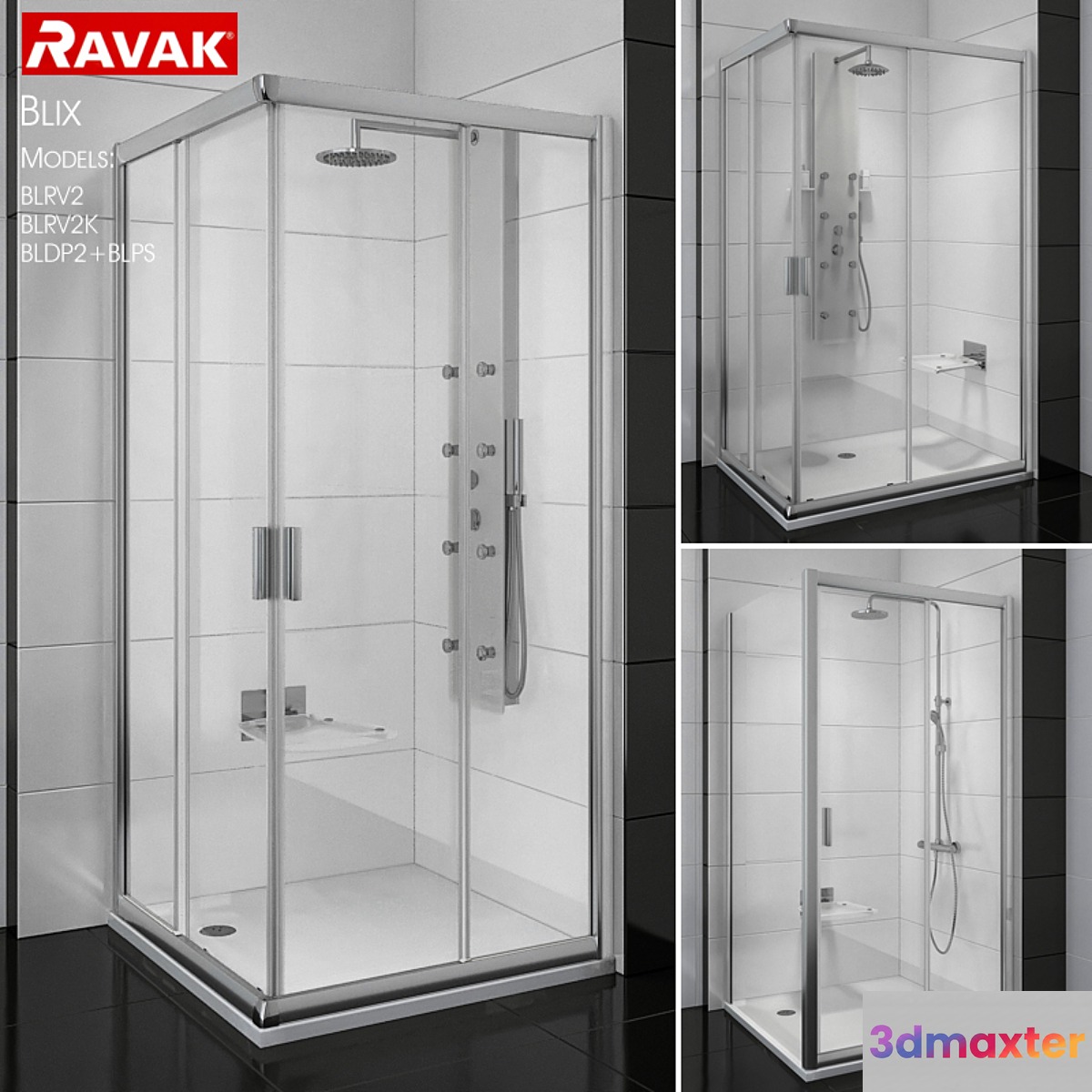 Ravak BLIX Corner Shower Enclosures