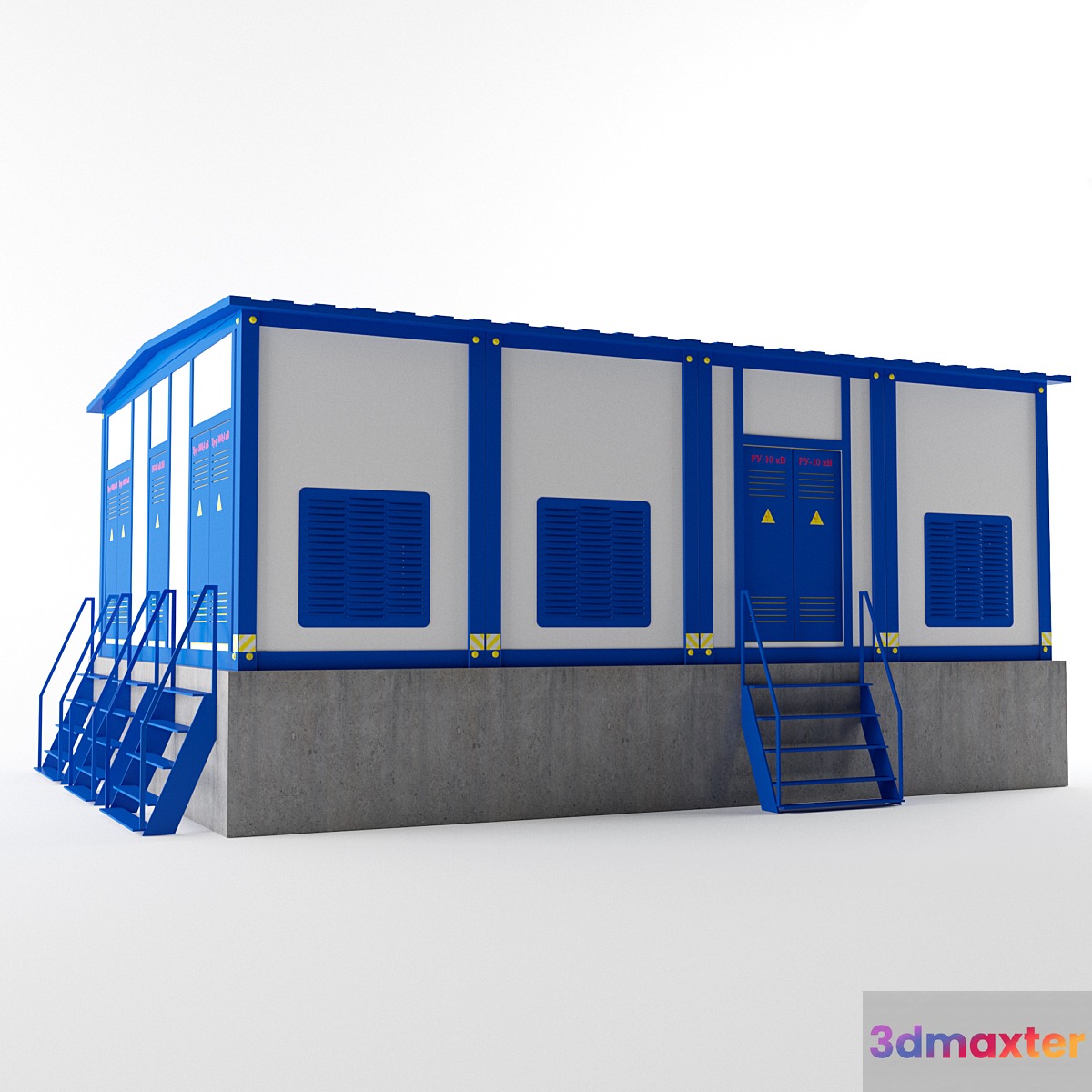 transformer substation - No.3 3D Max